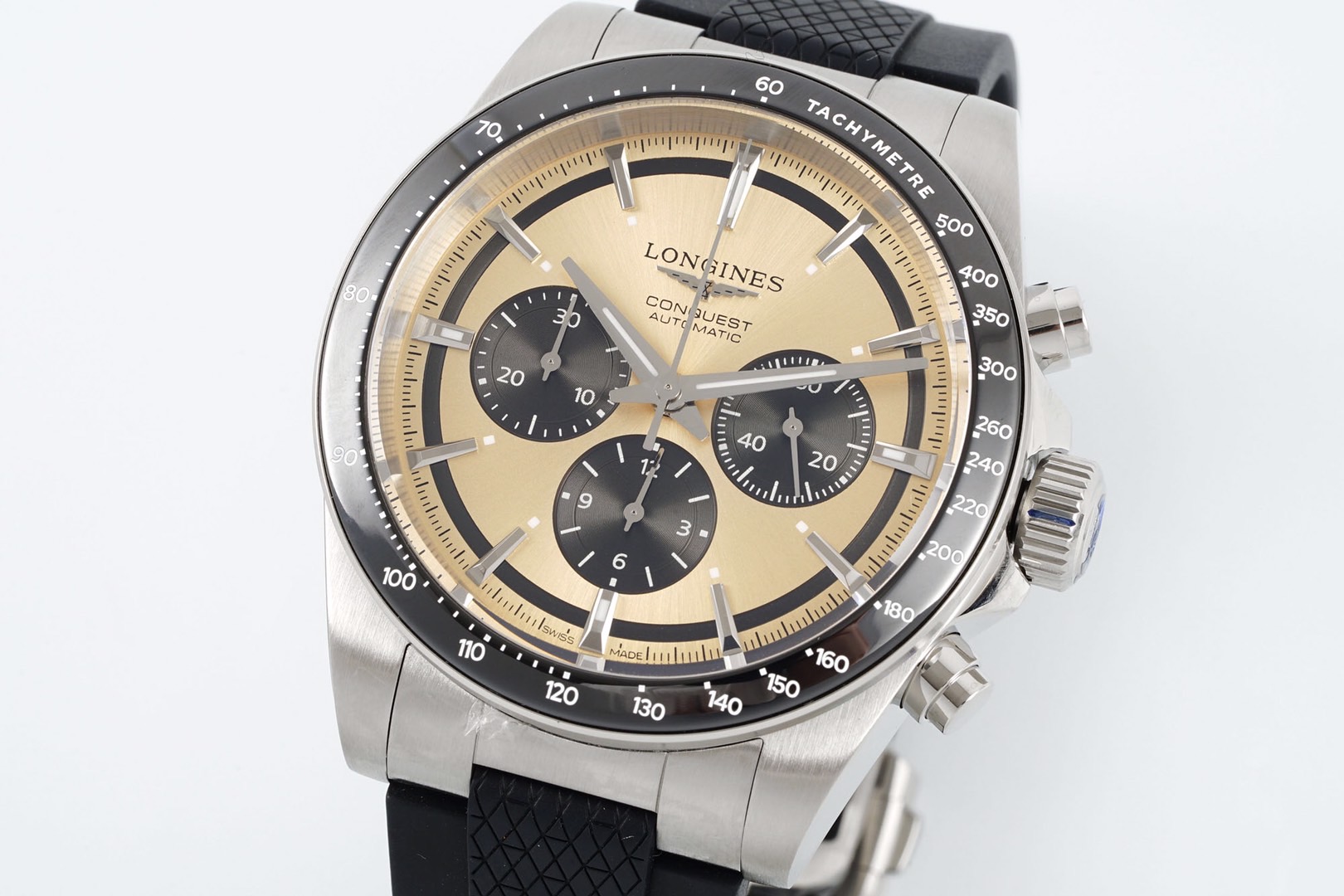NO:714942,Longines Concas panda plate series, longines19860909浪琴康卡斯熊猫盘系列,,longines,Watch