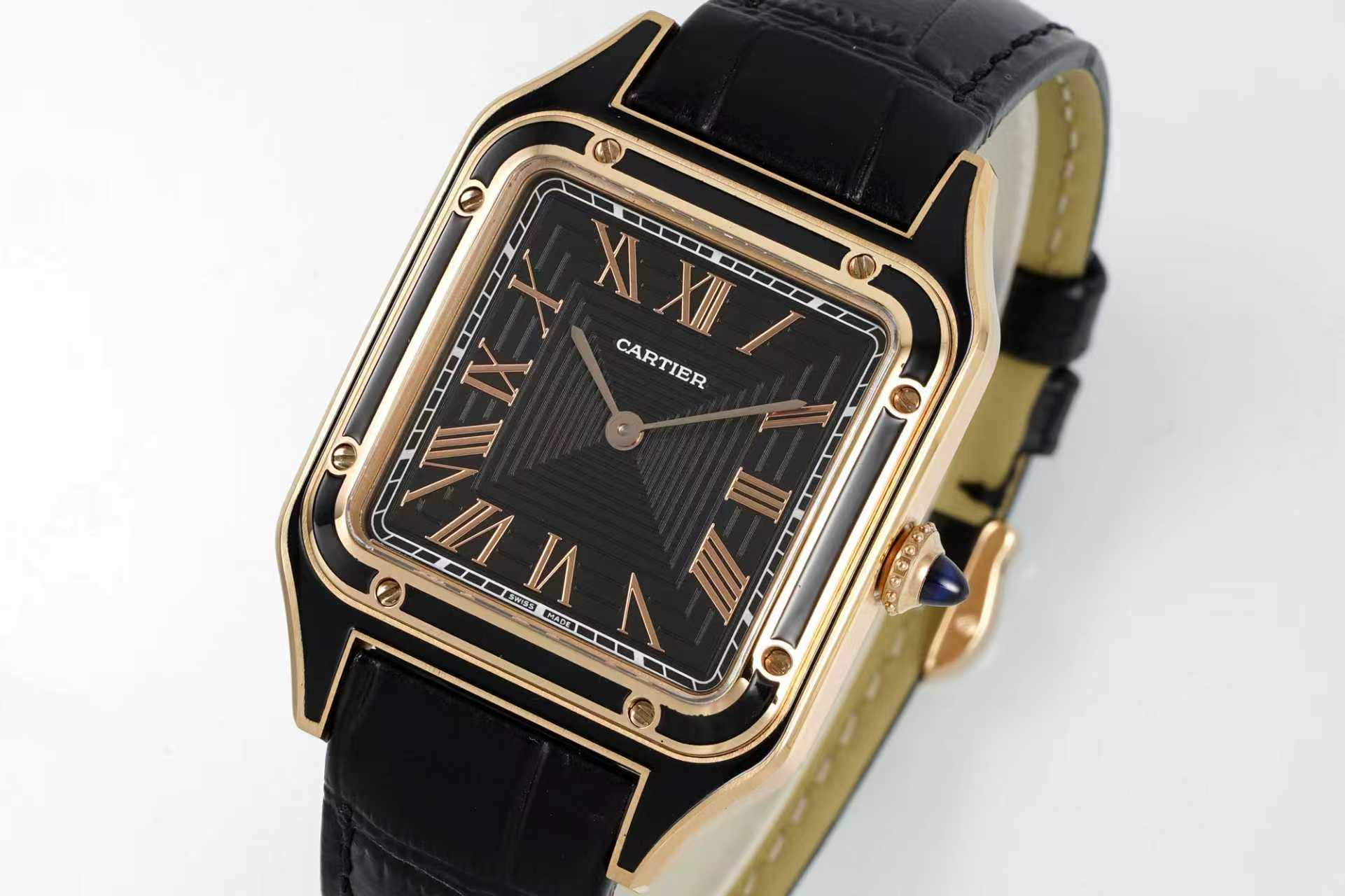 NO:725941,Santos painted Swiss quartz, small size 27.5*38mm, medium size 31.4*43.5mm, new model is grandly launched,19860909山度士烤漆款瑞士石英 小号27.5*38mm 中号31.4*43.5mm 新款隆重上市,,Watch