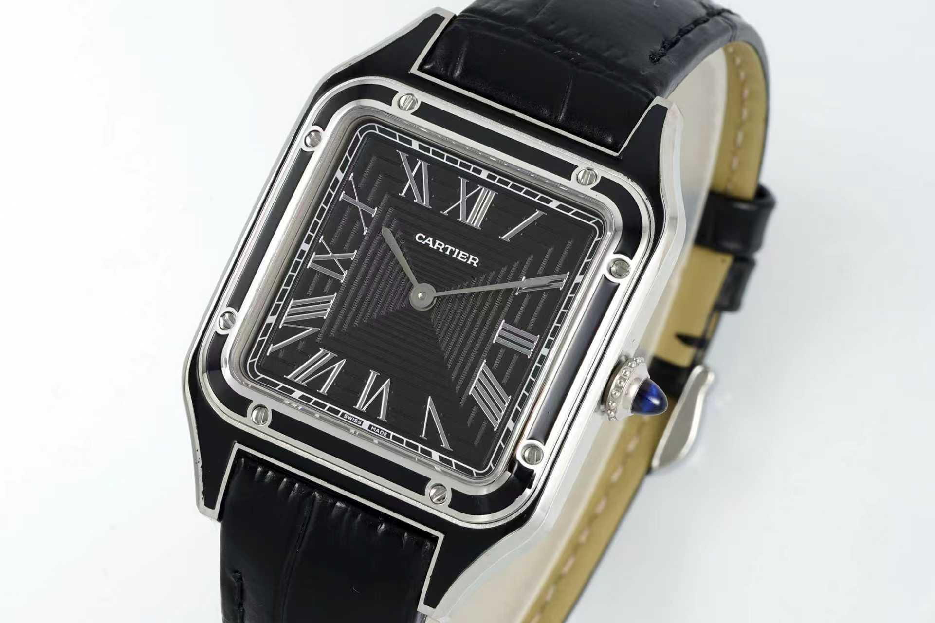 NO:858910,Santos series 43.5*31.4mm quartz Santos series 38*27.5mm quartz,19860909山度士系列43.5*31.4mm石英 山度士系列38*27.5mm石英,,Watch