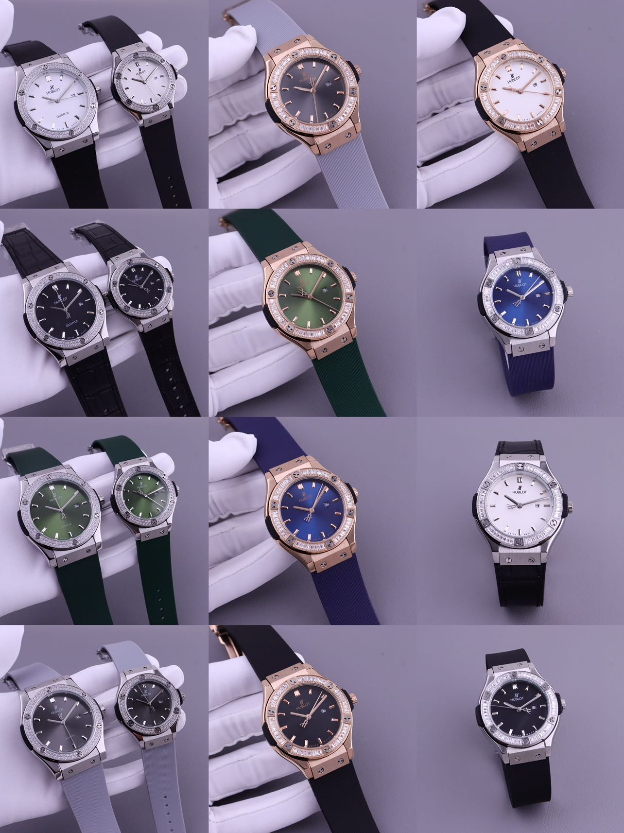Hublot 中，恒宝款式齐全