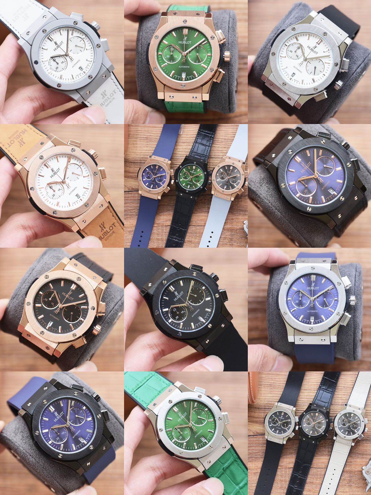 Hublot 中，恒宝款式齐全