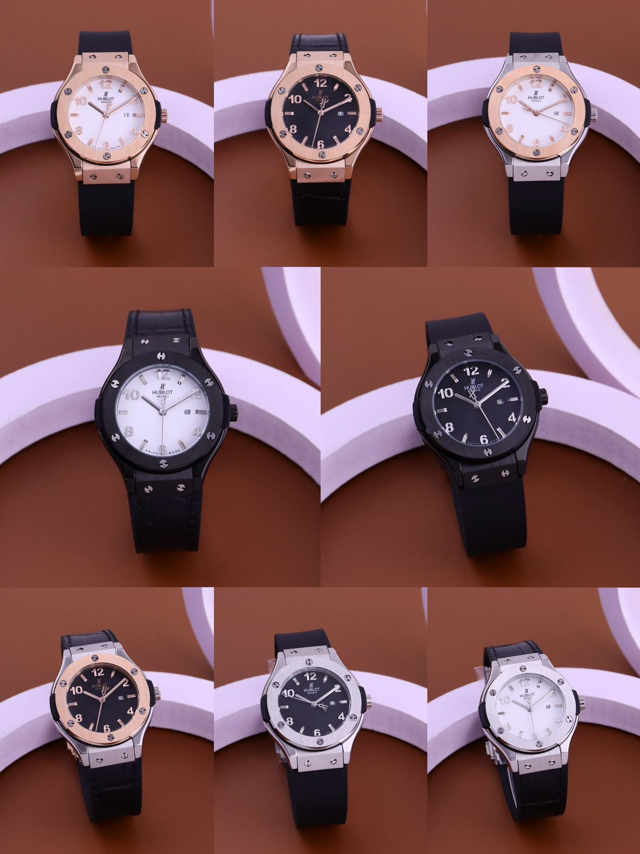 Hublot 中，恒宝款式齐全