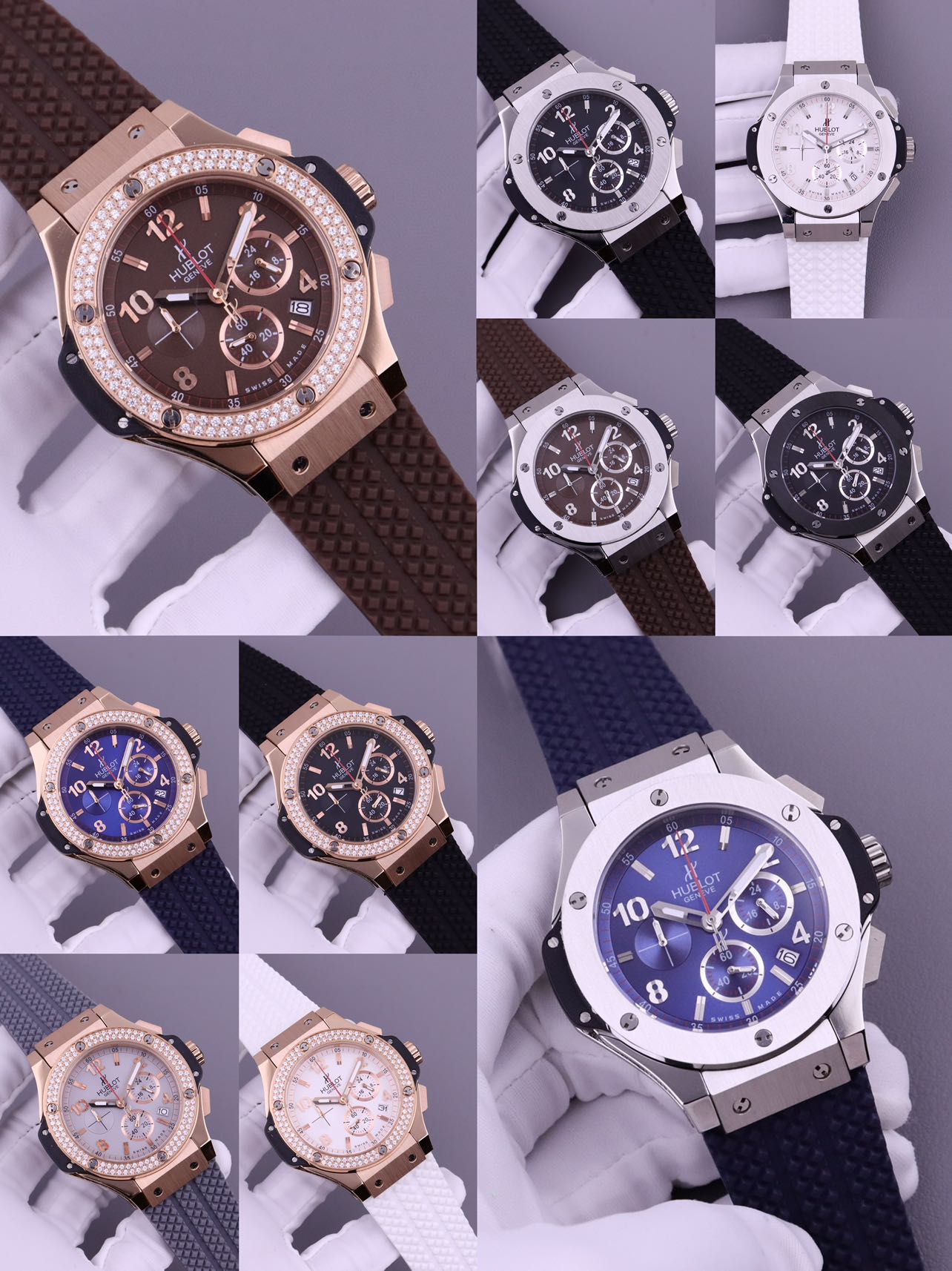 Hublot 中，恒宝款式齐全