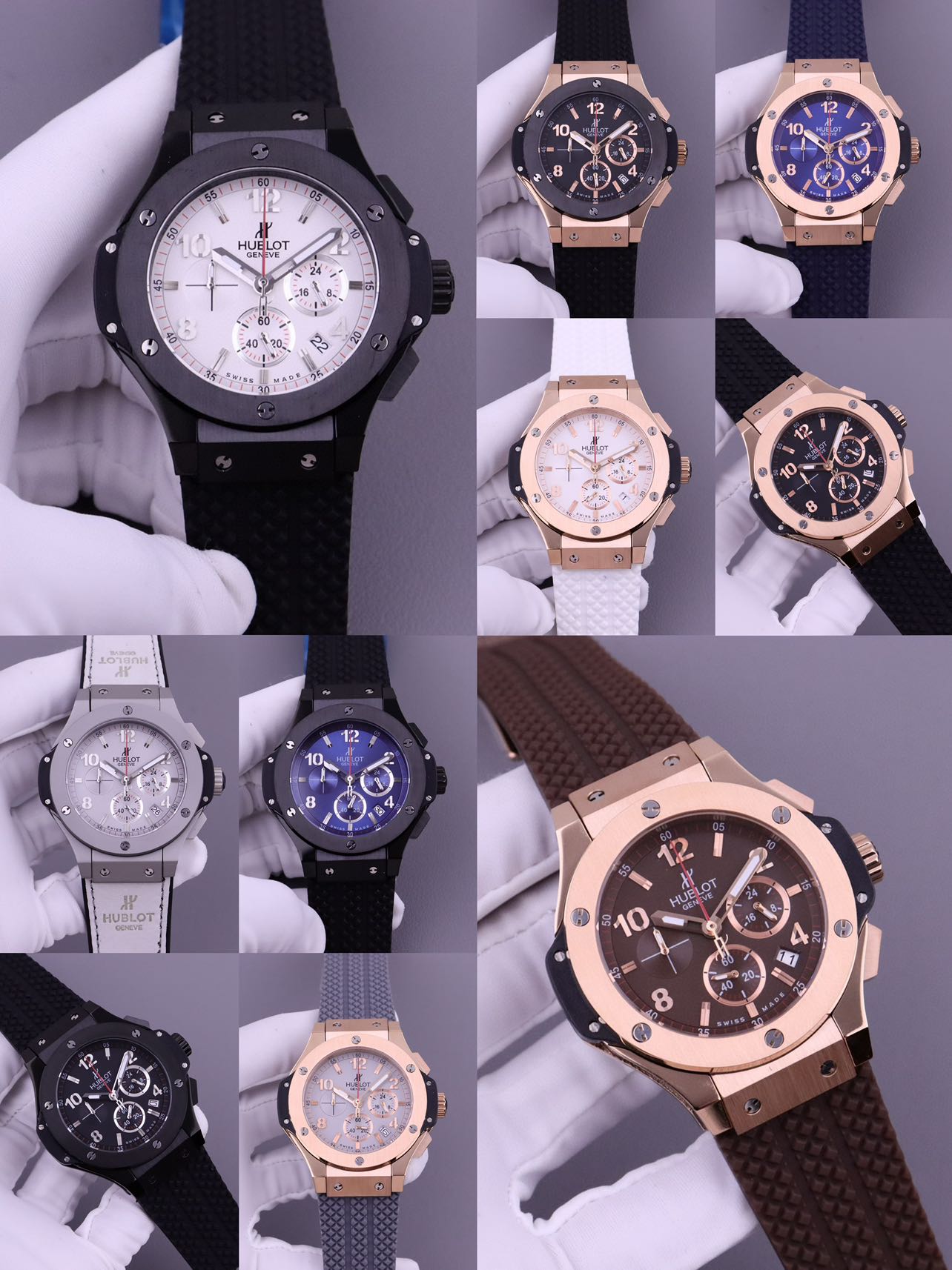 Hublot 中，恒宝款式齐全