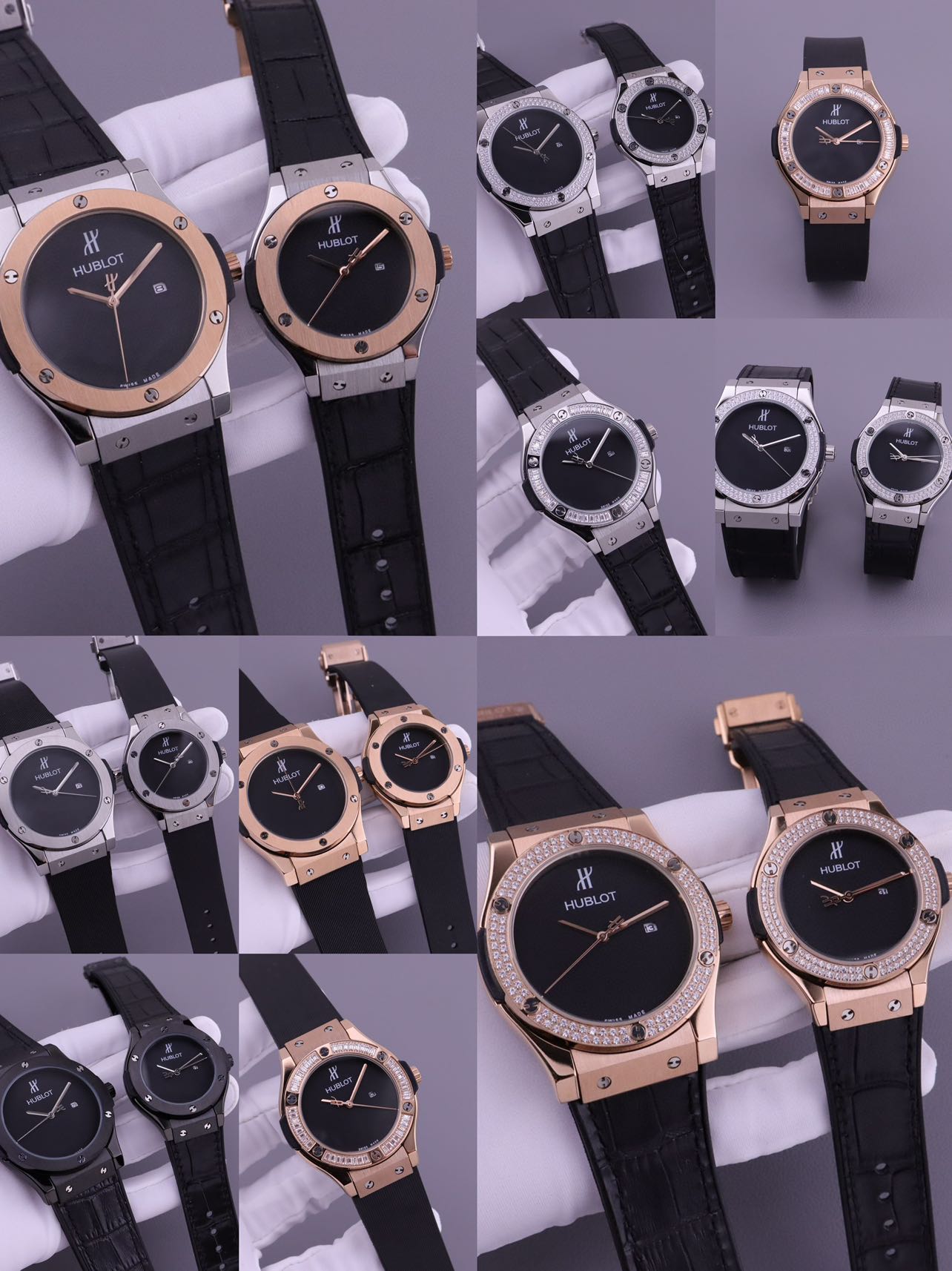 Hublot 中，恒宝款式齐全
