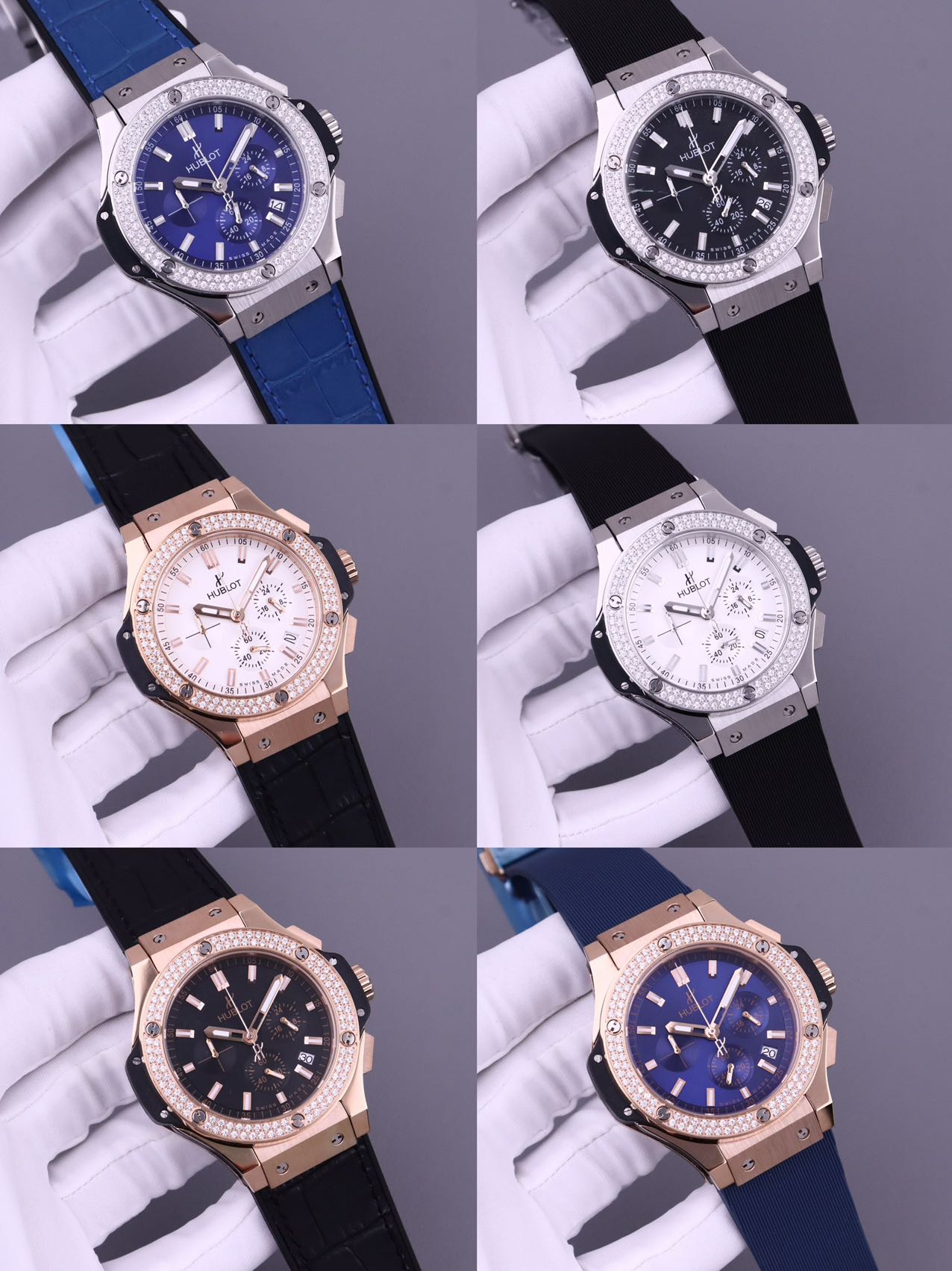Hublot 中，恒宝款式齐全