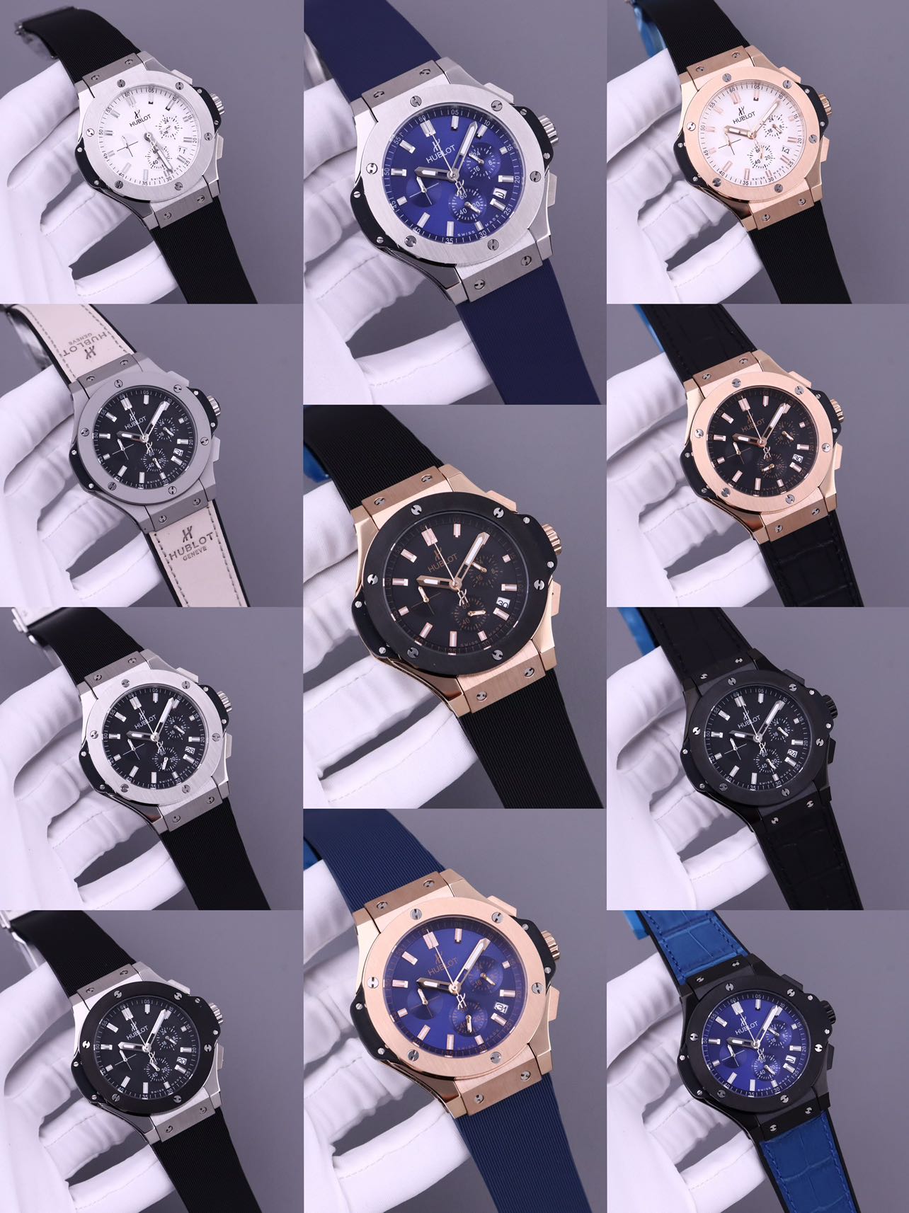 Hublot 中，恒宝款式齐全