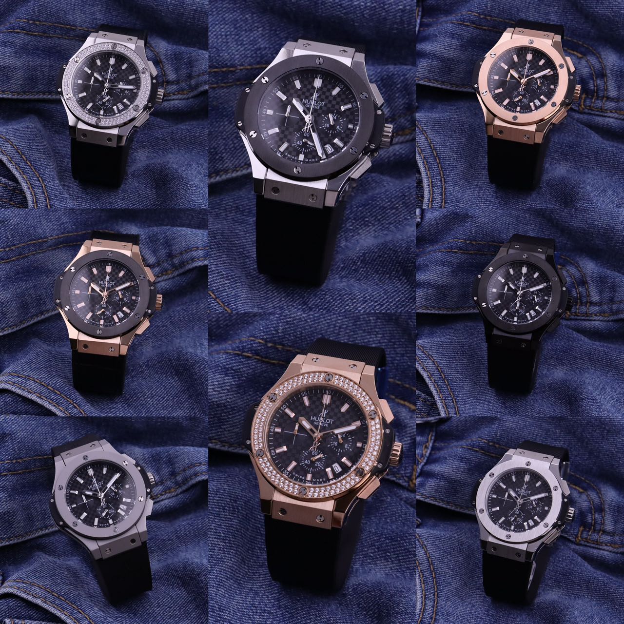 Hublot 中，恒宝款式齐全