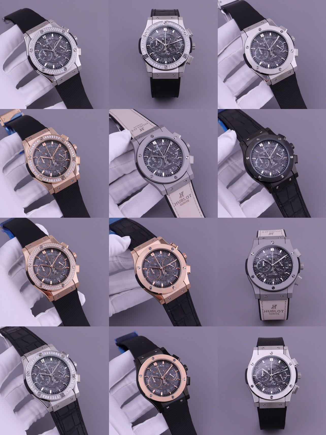 Hublot 中，恒宝款式齐全