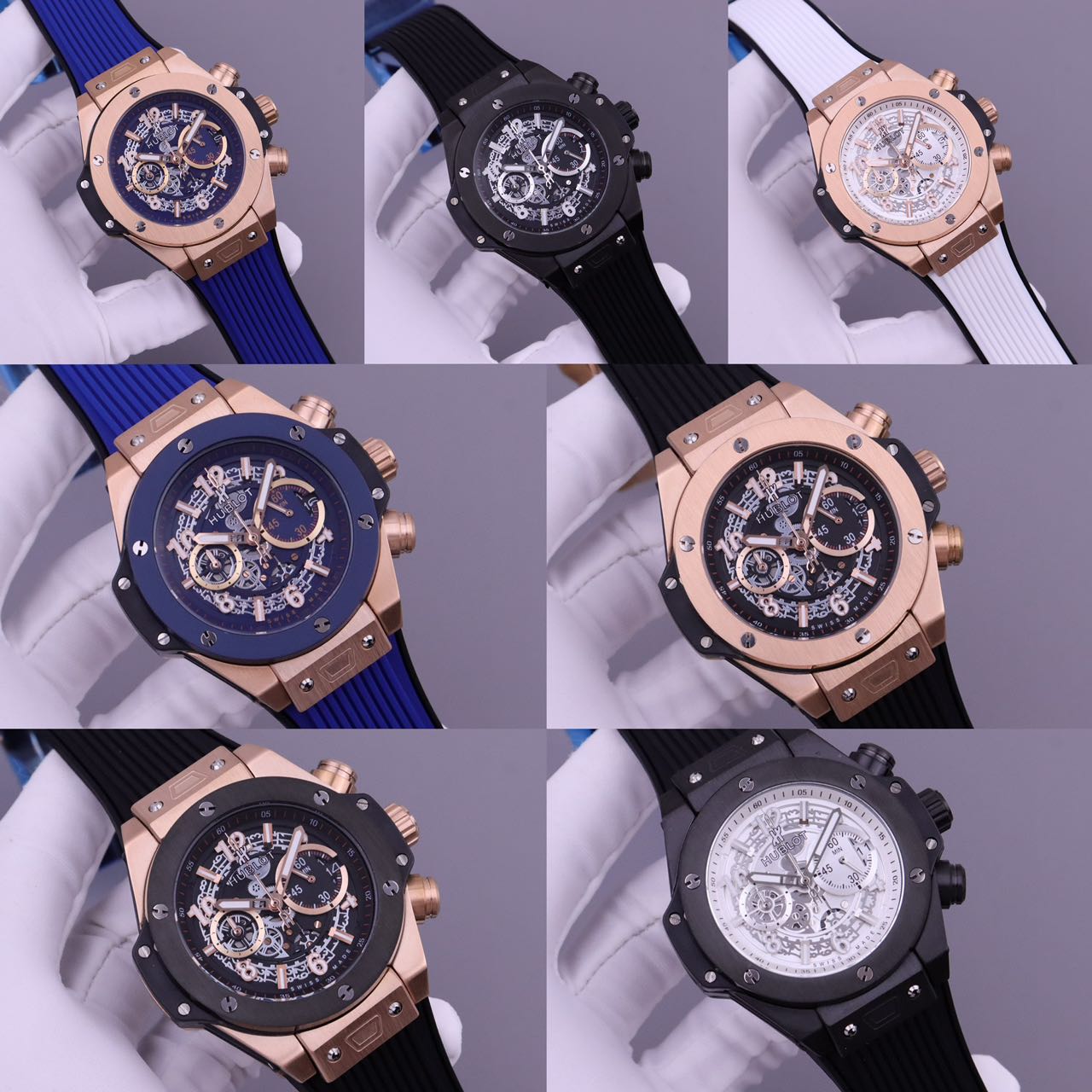 Hublot 中，恒宝款式齐全