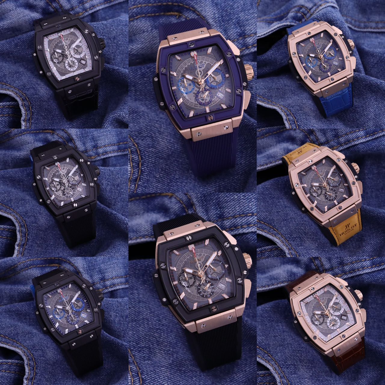 Hublot 中，恒宝款式齐全
