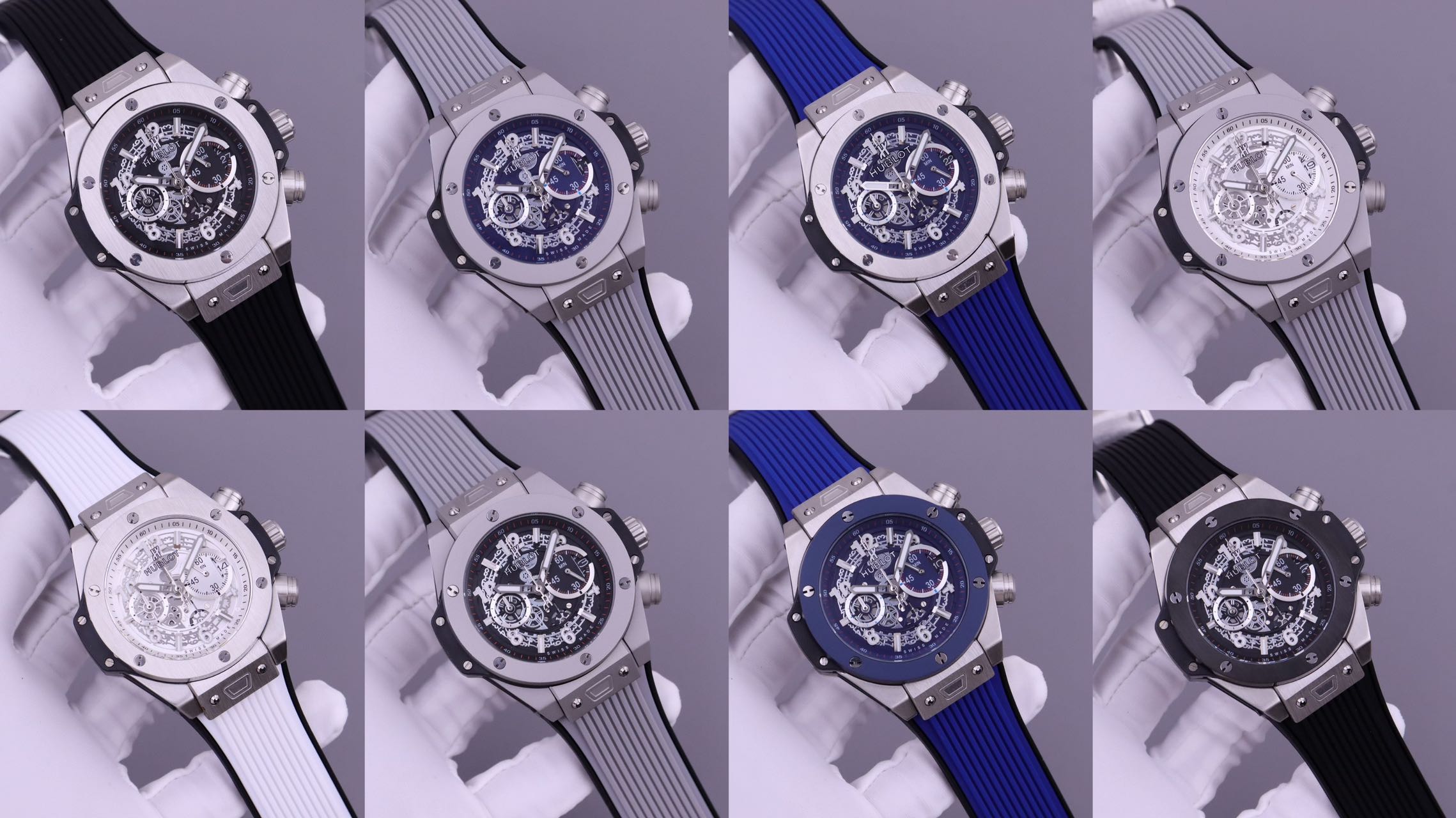 Hublot 中，恒宝款式齐全