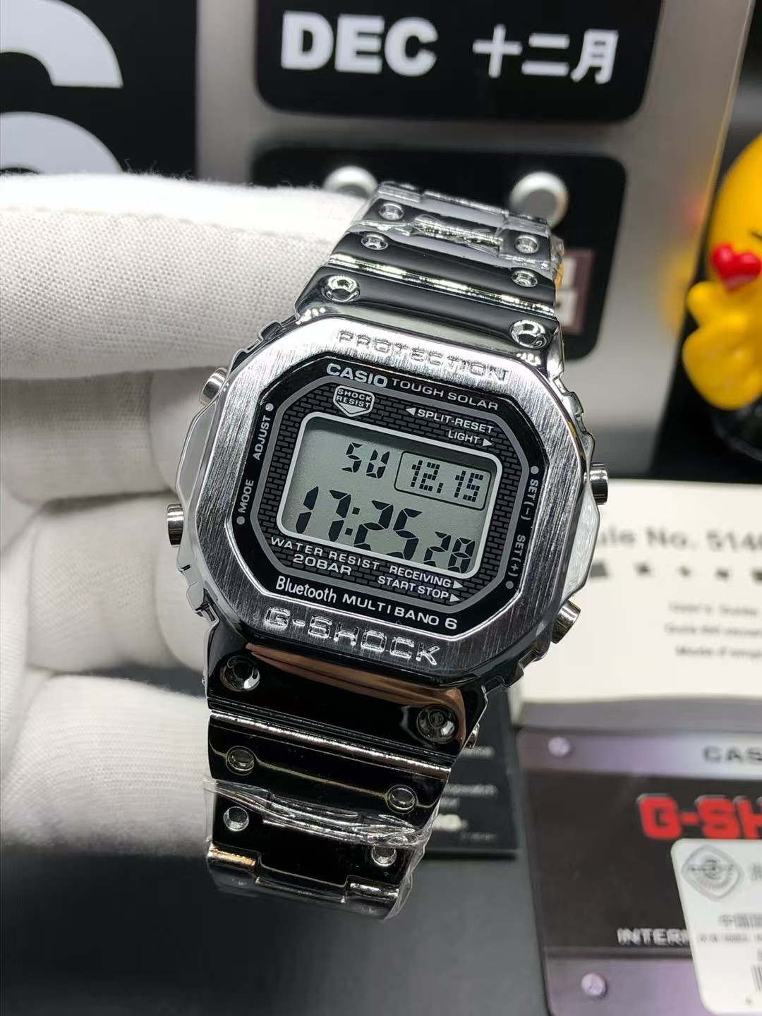 Unknown 卡西欧G-SHOCK GMW-B5000系列、35周年限量电子运动表 “鲞両” 售+海外订单 30米防水 百搭的电子表