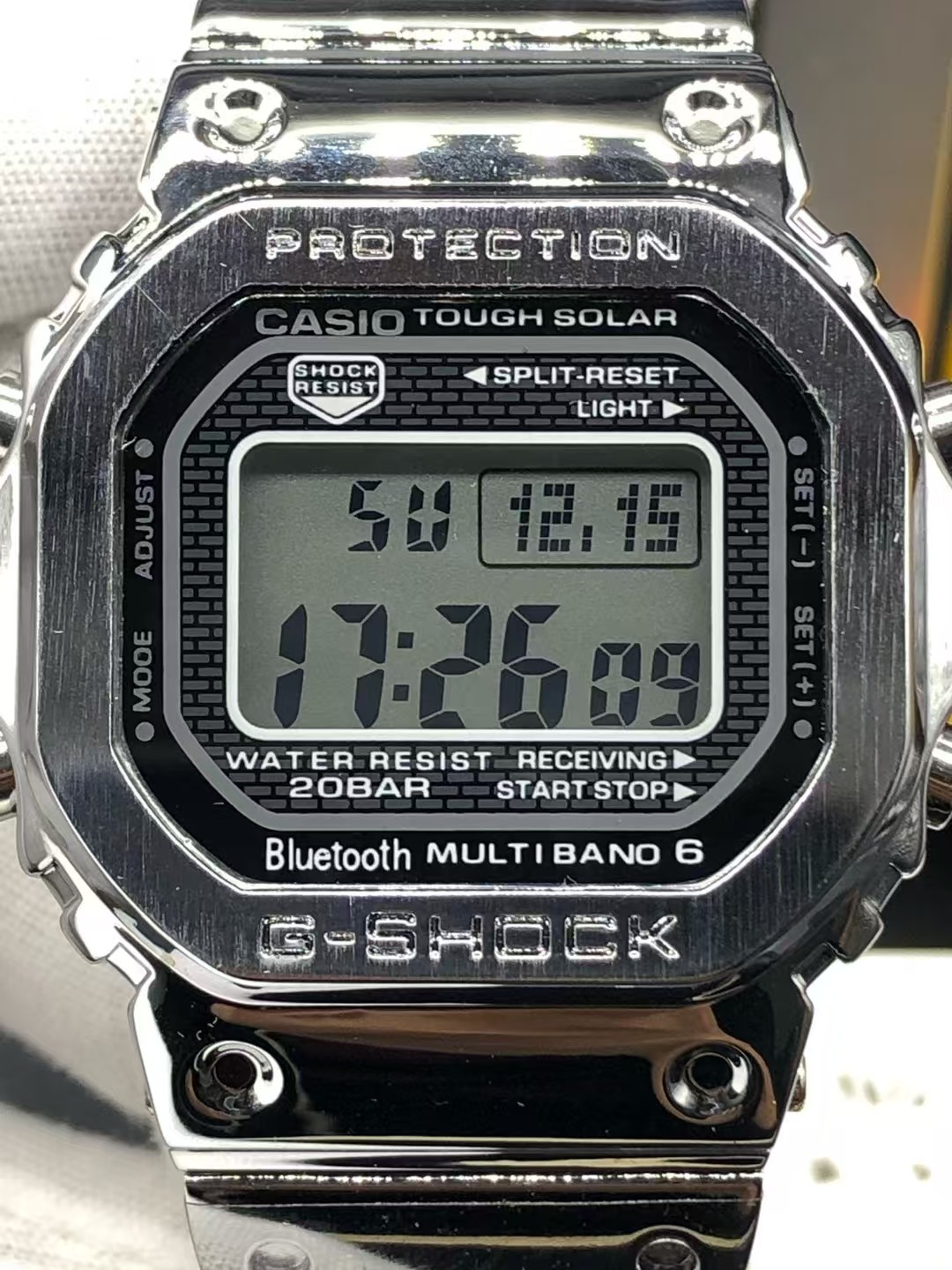 Unknown 卡西欧G-SHOCK GMW-B5000系列、35周年限量电子运动表 “鲞両” 售+海外订单 30米防水 百搭的电子表