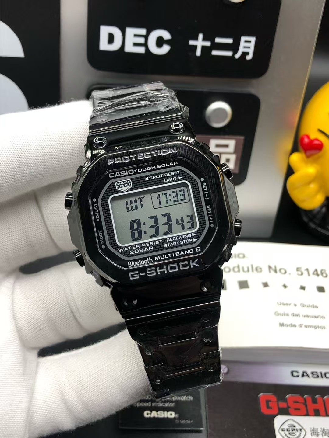 Unknown 卡西欧G-SHOCK GMW-B5000系列、35周年限量电子运动表 “鲞両” 售+海外订单 30米防水 百搭的电子表