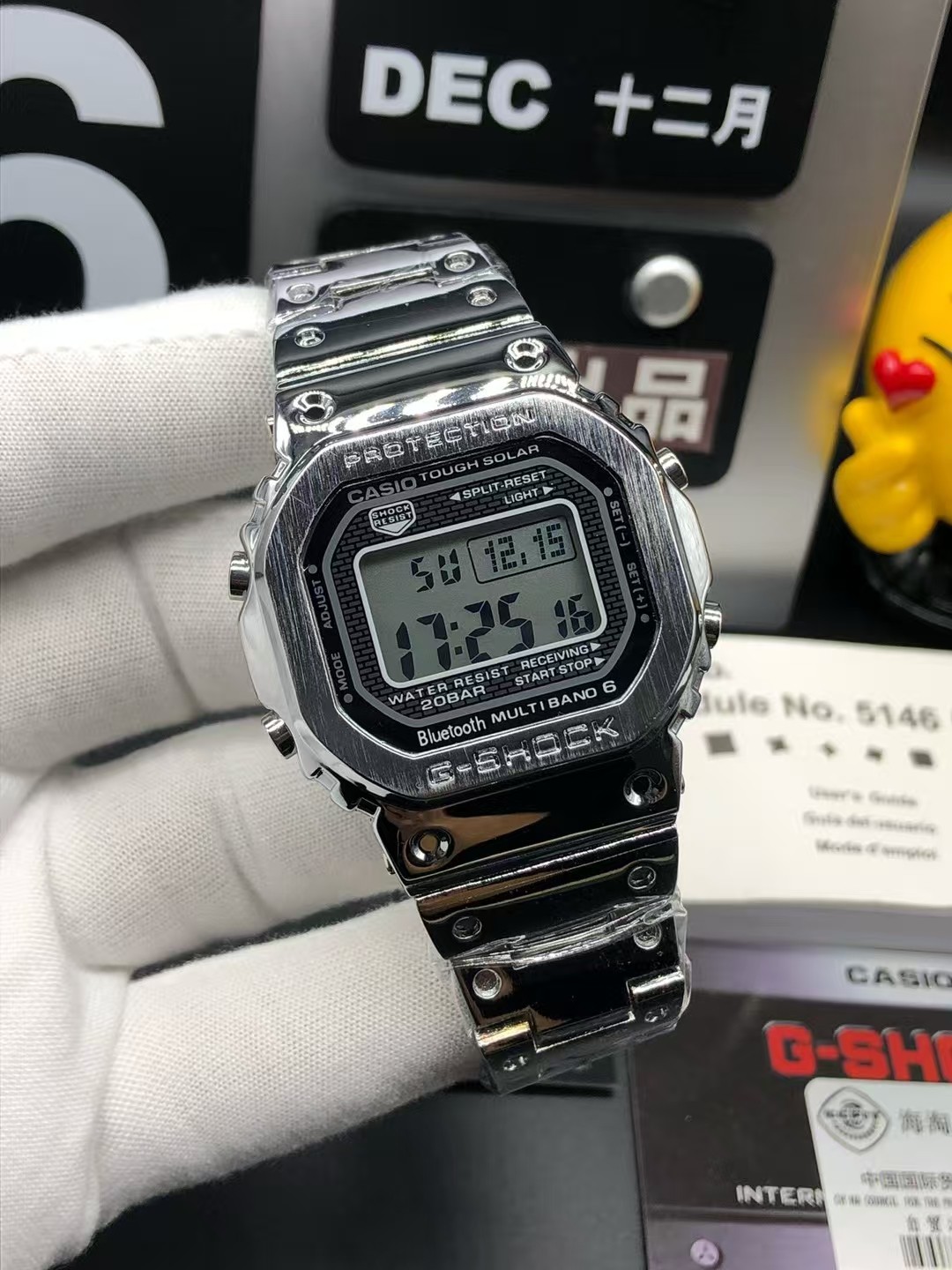 Unknown 卡西欧G-SHOCK GMW-B5000系列、35周年限量电子运动表 “鲞両” 售+海外订单 30米防水 百搭的电子表