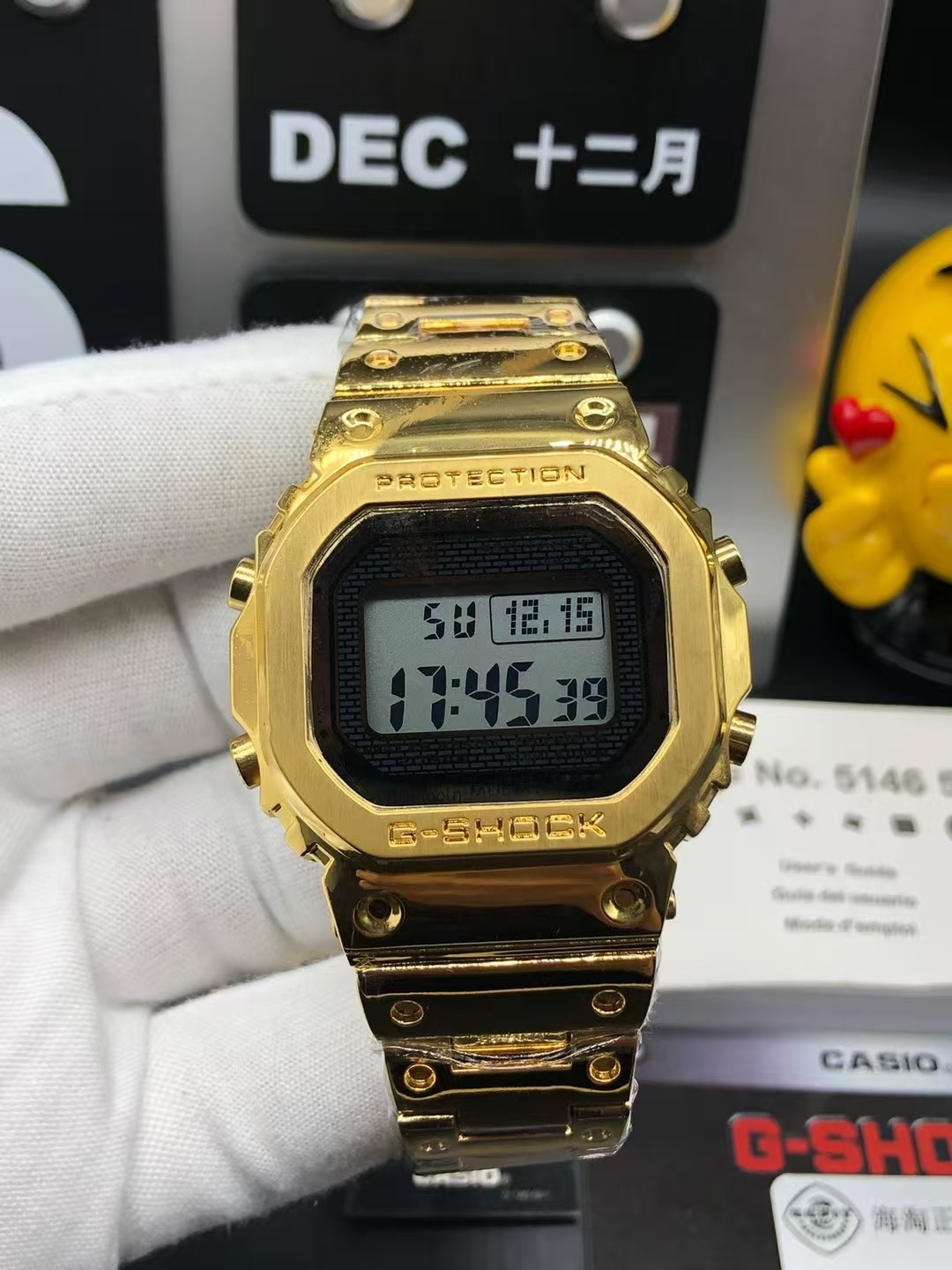 Unknown 卡西欧G-SHOCK GMW-B5000系列、35周年限量电子运动表 “鲞両” 售+海外订单 30米防水 百搭的电子表