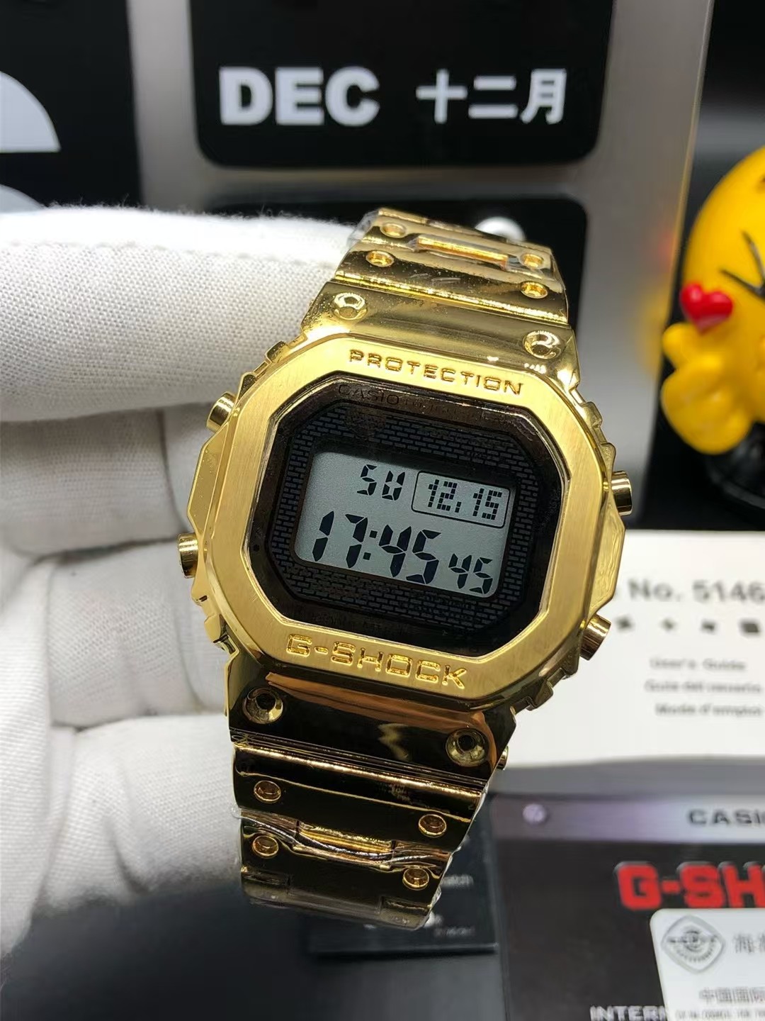 Unknown 卡西欧G-SHOCK GMW-B5000系列、35周年限量电子运动表 “鲞両” 售+海外订单 30米防水 百搭的电子表