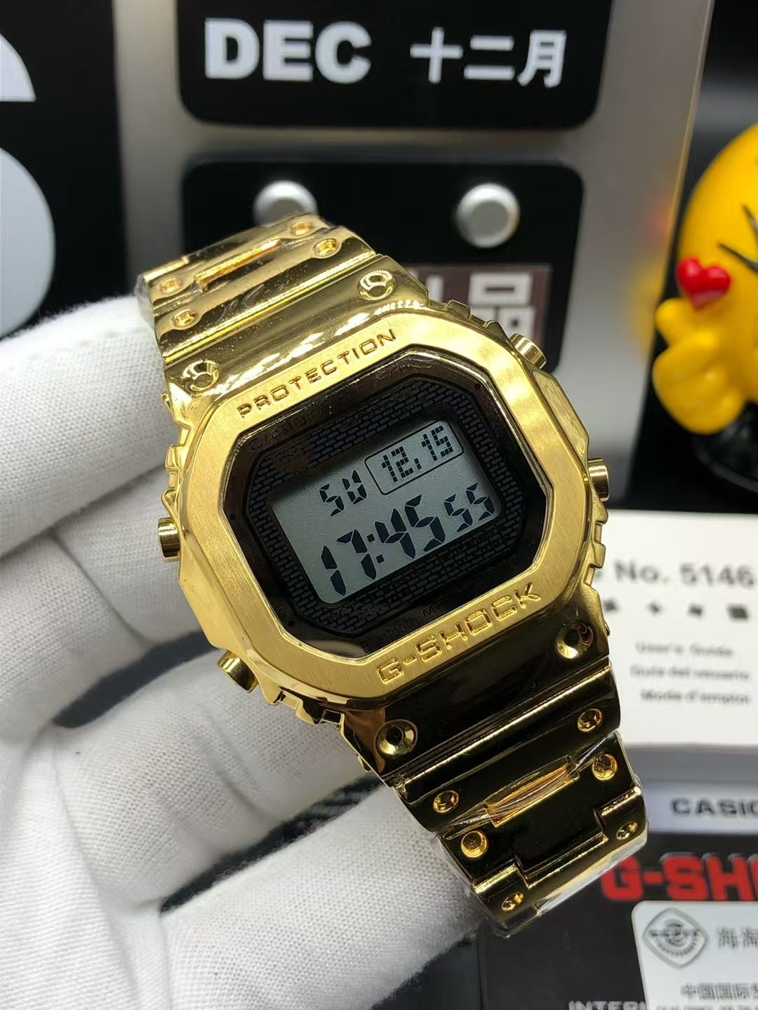 Unknown 卡西欧G-SHOCK GMW-B5000系列、35周年限量电子运动表 “鲞両” 售+海外订单 30米防水 百搭的电子表