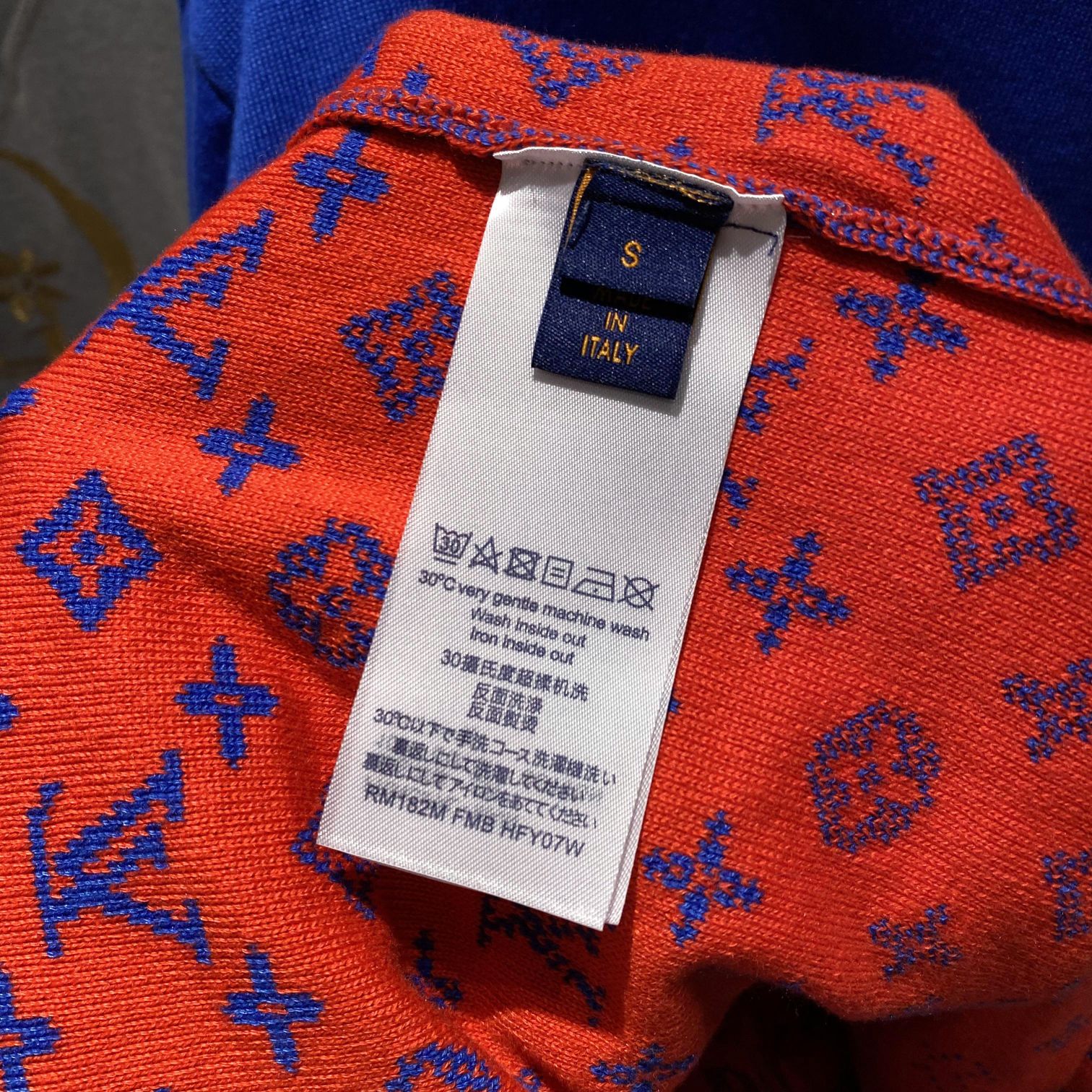 LV 2023秋季新款路易家族渐变提花纯棉针织圆领毛衣,男女同款针织衫装饰时尚针织套头衫,贸易公司渠道稀出订单来袭 9
