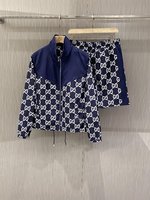 Buy Online
 Gucci Coats & Jackets Shorts Sun Protection Clothing Two Piece Outfits & Matching Sets Printing Polyester Summer Collection Fashion Hooded Top