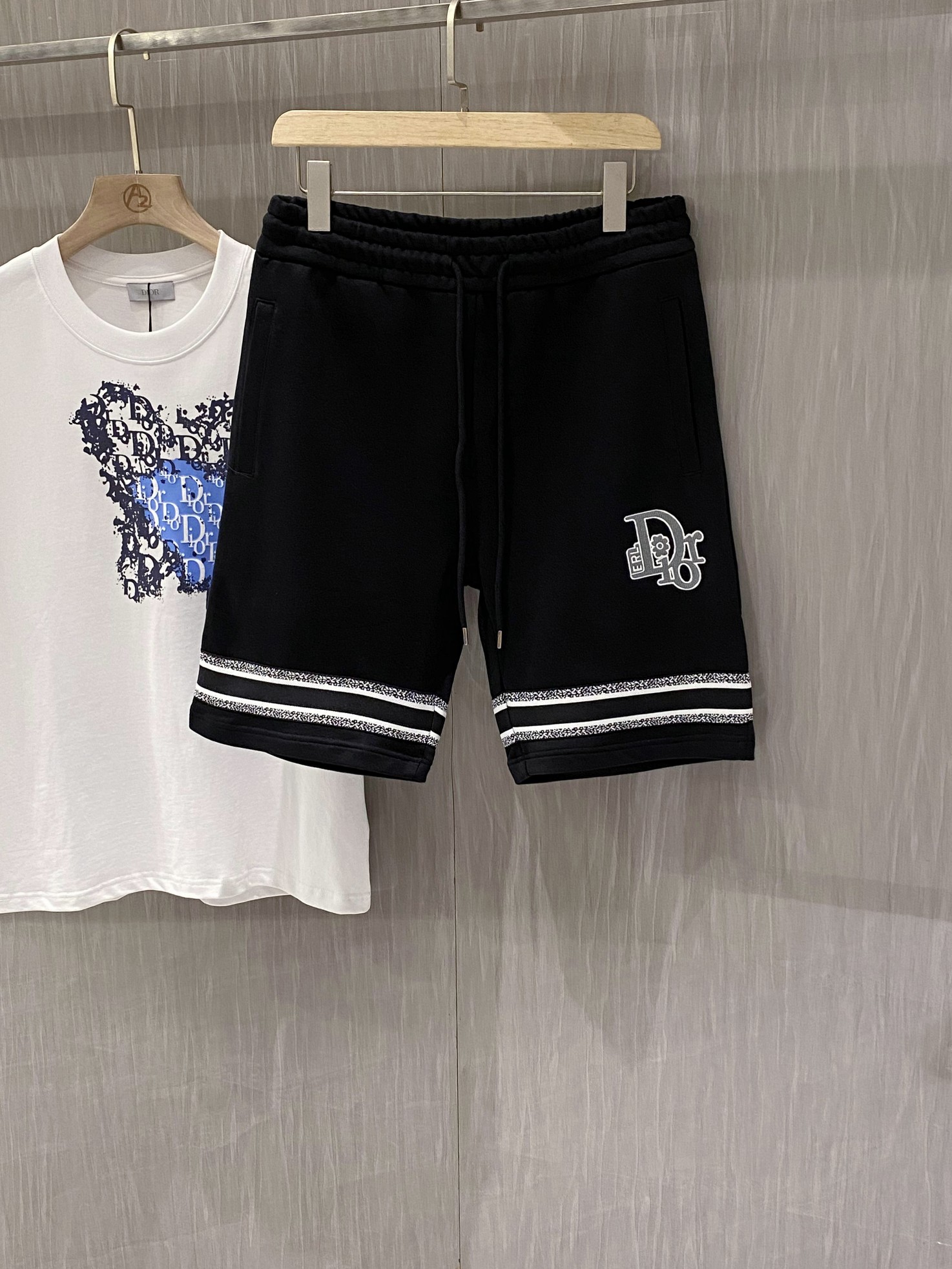 Dior Clothing Shorts Embroidery Cotton Spring/Summer Collection Fashion Sweatpants
