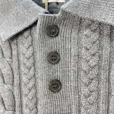 价格280 Thom Browne🇳🇱 TB新款Polo四杠粗针麻花针织衫,针路紧密 袖子四条杠针织而成 价格280 Thom Browne🇳🇱 TB新款Polo四杠粗针麻花针织衫,针路紧密 袖子四条杠针织而成