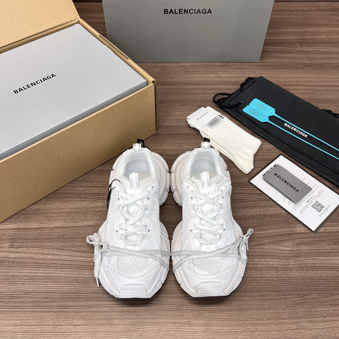 Balenciaga Shoes Sneakers White Track