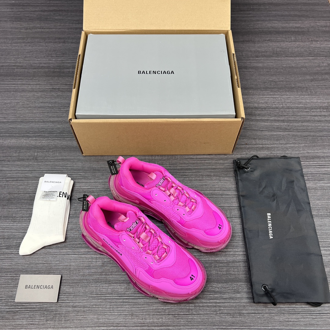 La versión oficial del colchón de aire de Balenciaga Triple S es la versión original pura, la fuente correcta está elec…