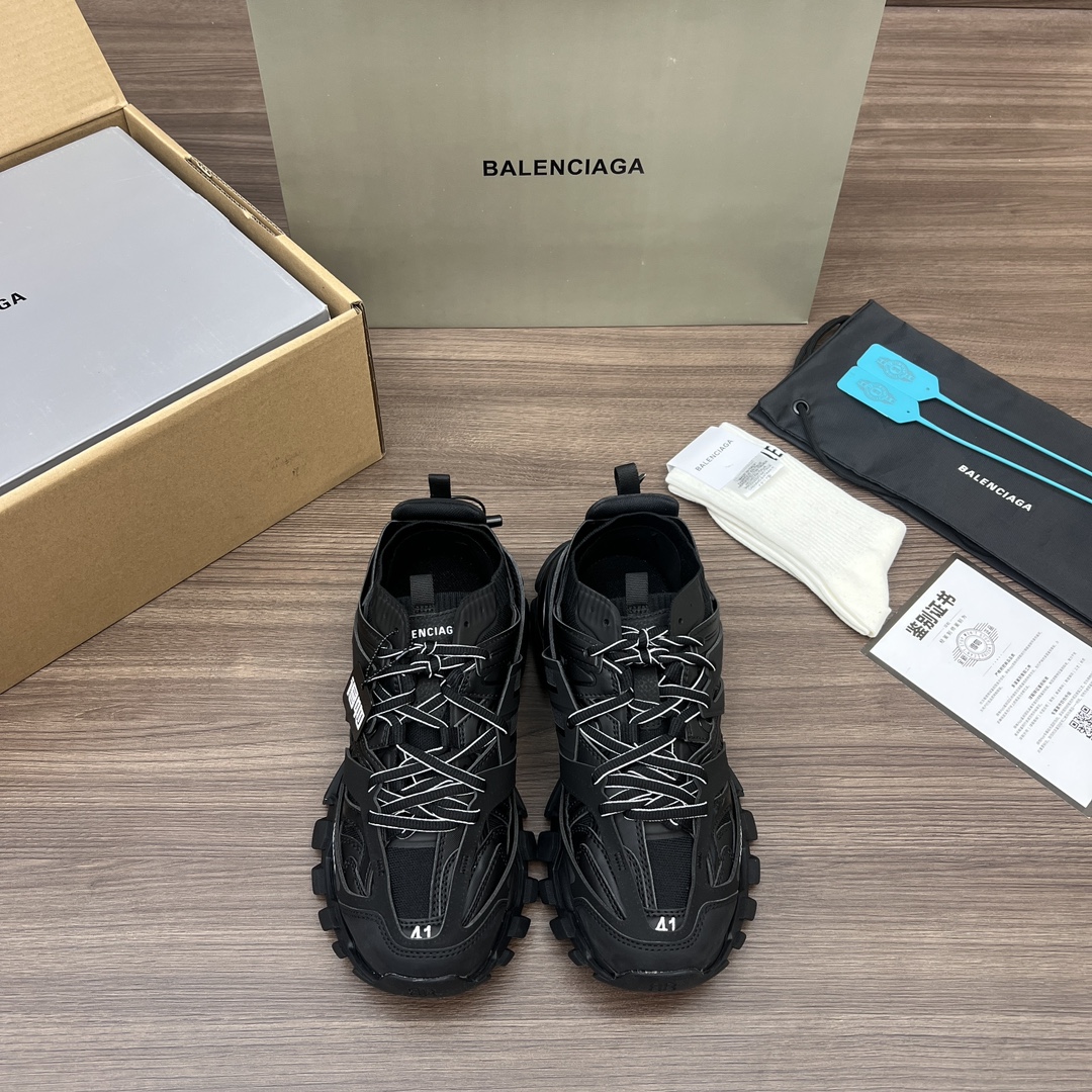 Hermès 巴黎世家3 0 三代户外概念鞋 飞织拼接 Balenciaga Sneaker Tess s