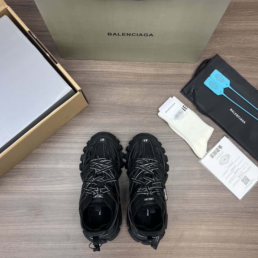 Hermès 巴黎世家3 0 三代户外概念鞋 飞织拼接 Balenciaga Sneaker Tess s
