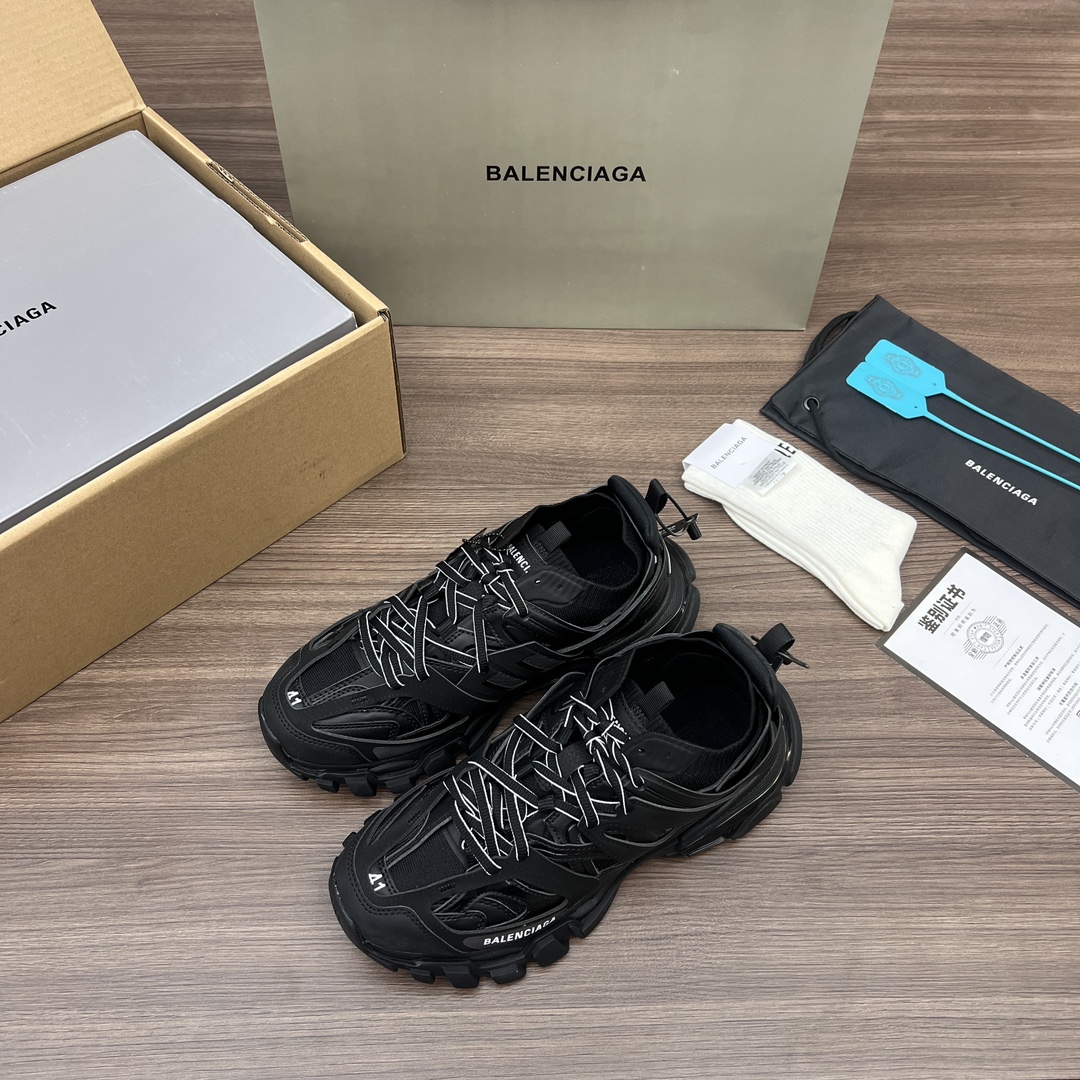 Hermès 巴黎世家3 0 三代户外概念鞋 飞织拼接 Balenciaga Sneaker Tess s