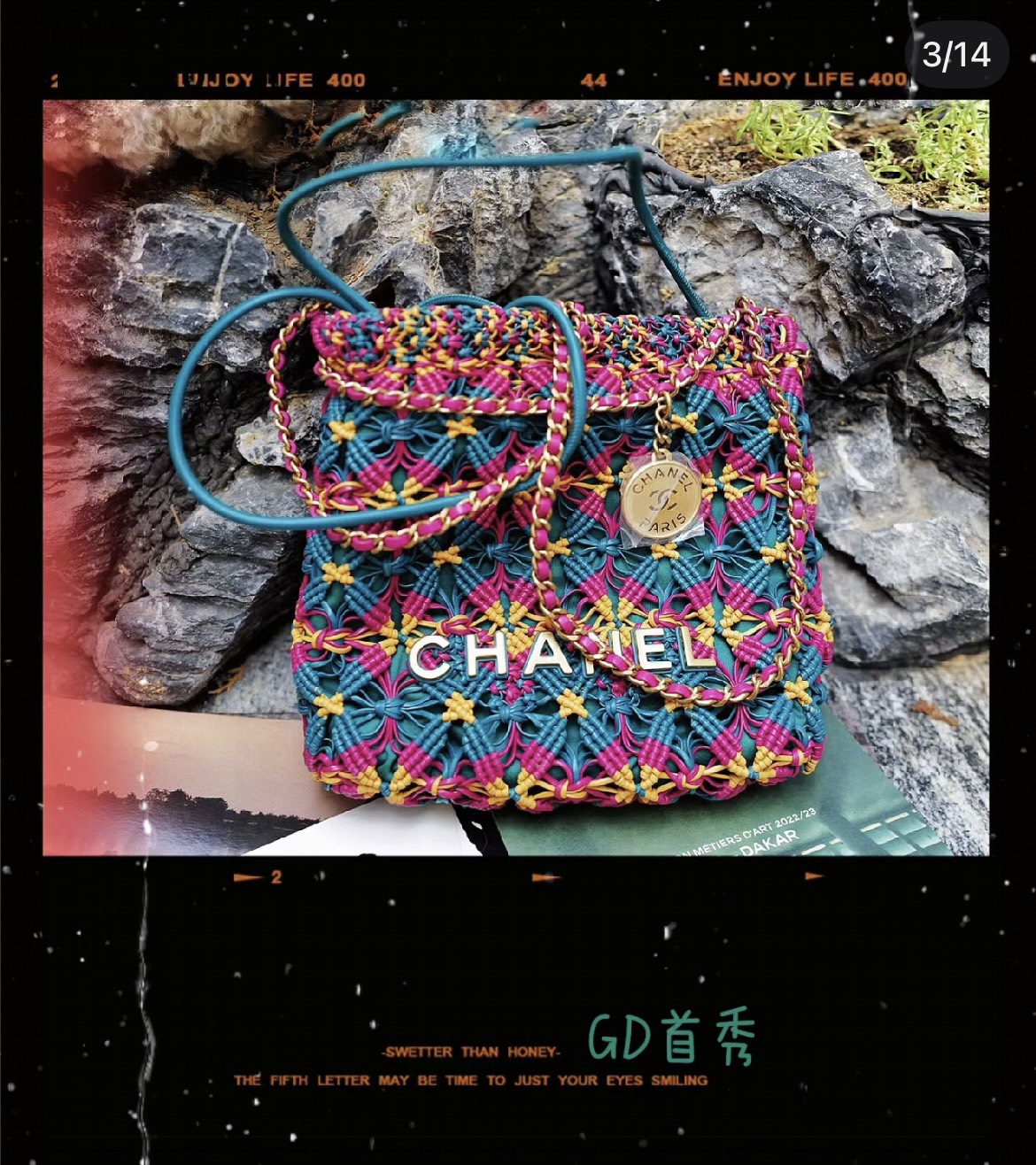 𝐂𝐡𝐚𝐧𝐞𝐥 23A mini bag 
纯手工编织 
收藏款 即将出货 预订