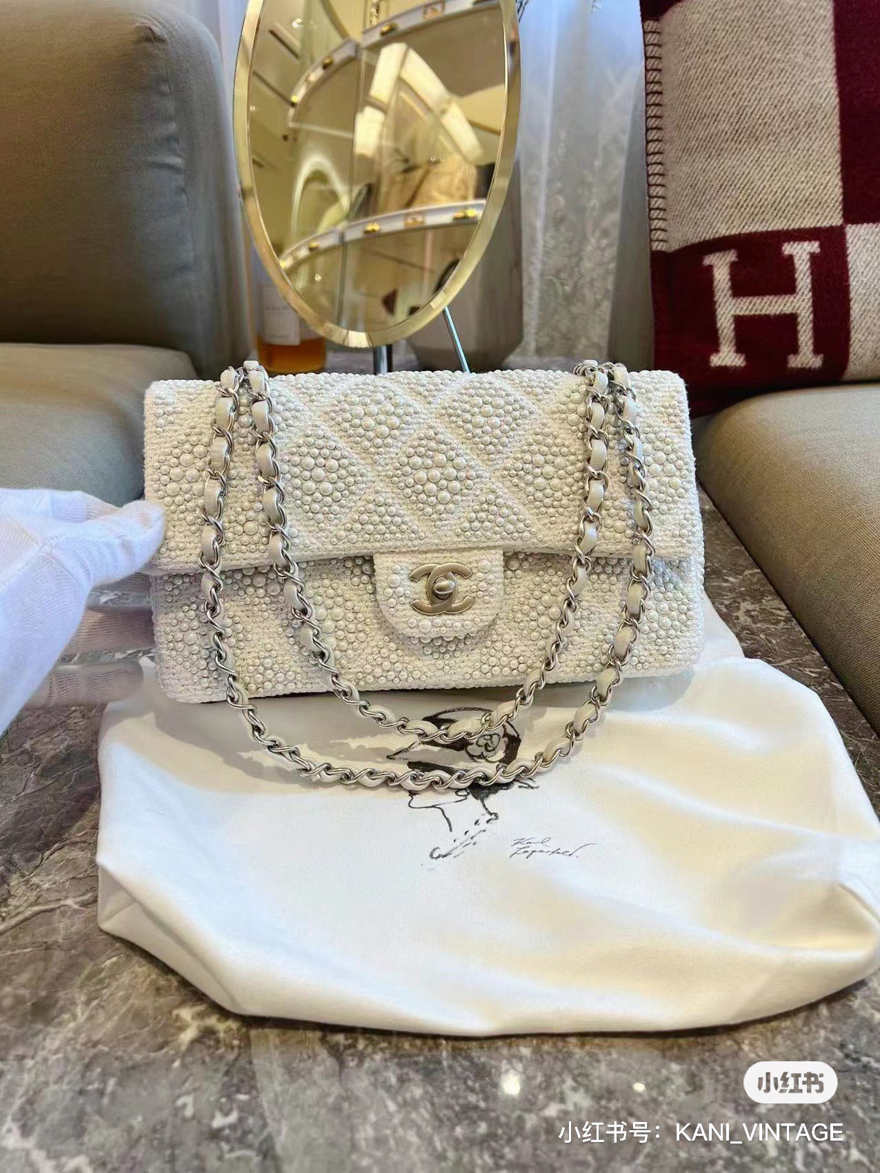 Chanel Snow White CF Pearl
