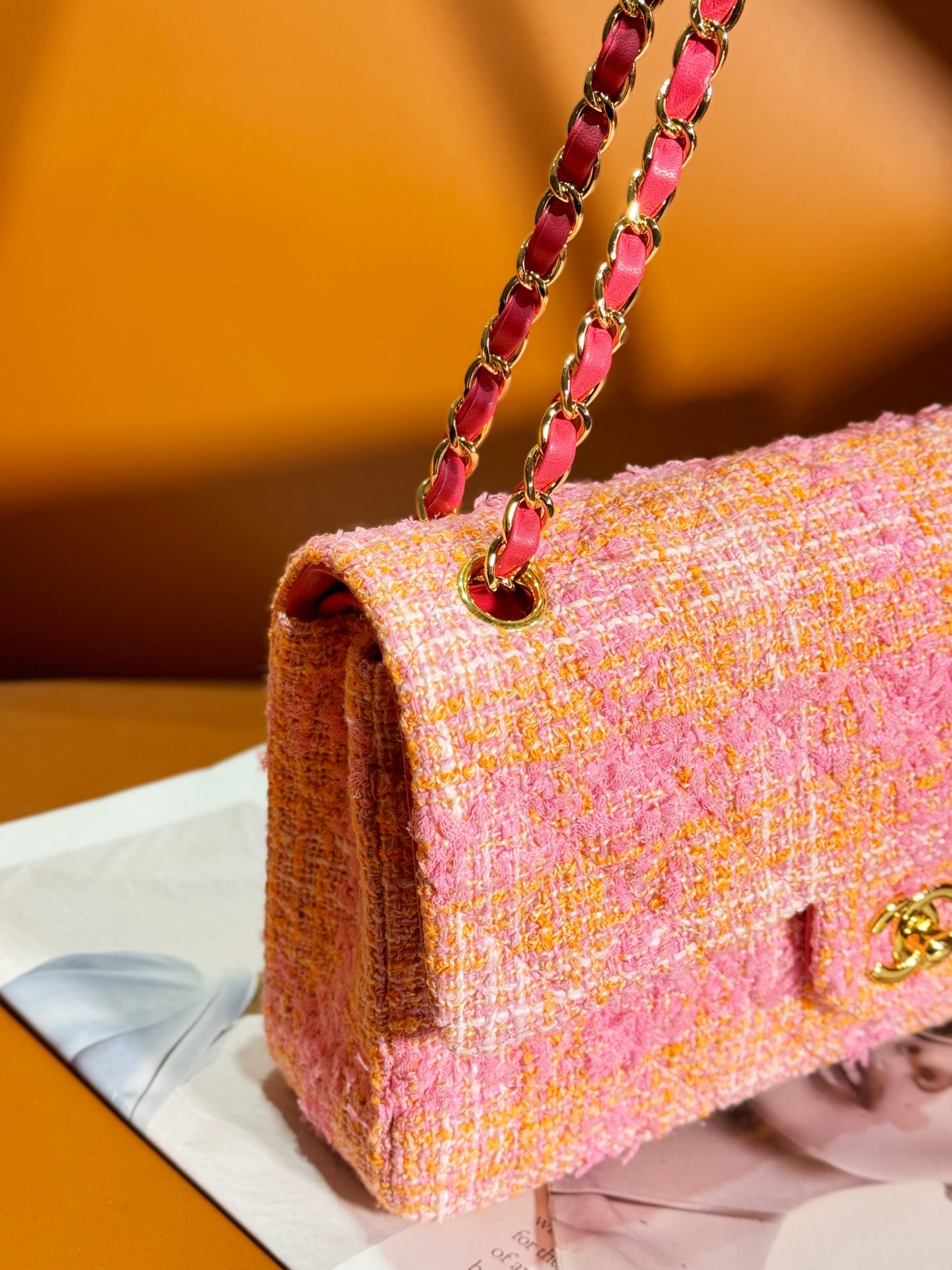 c毛呢CF尺寸15.5x25.5x6.5cm24c限定编织毛呢CF到底该怎么拒绝香奶奶编织毛呢系列的包包