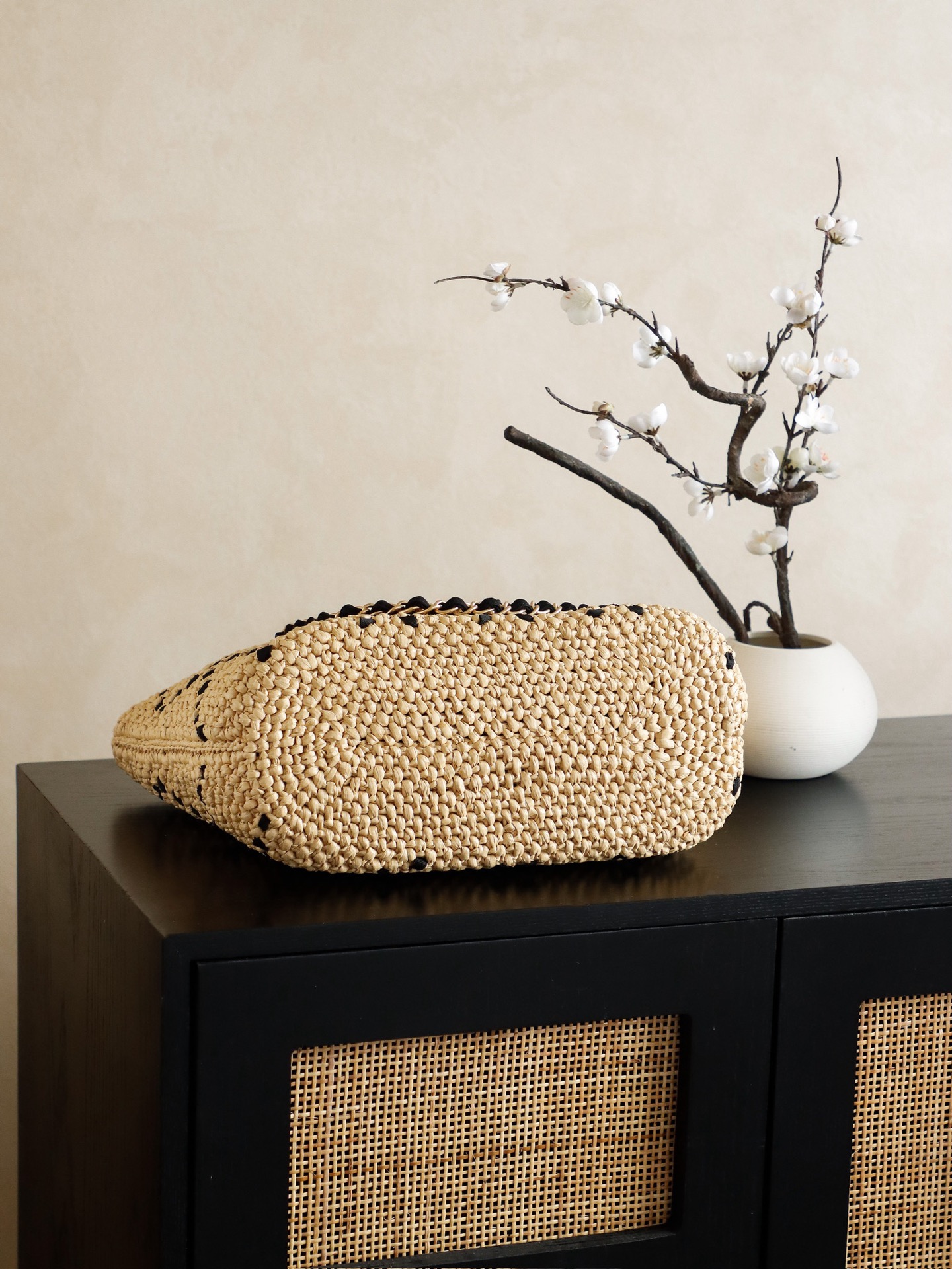 Chanel Woven Raffia Tote Bag, Spring/Summer Collection, Large Size 5 i1752817210275 5794 0 4