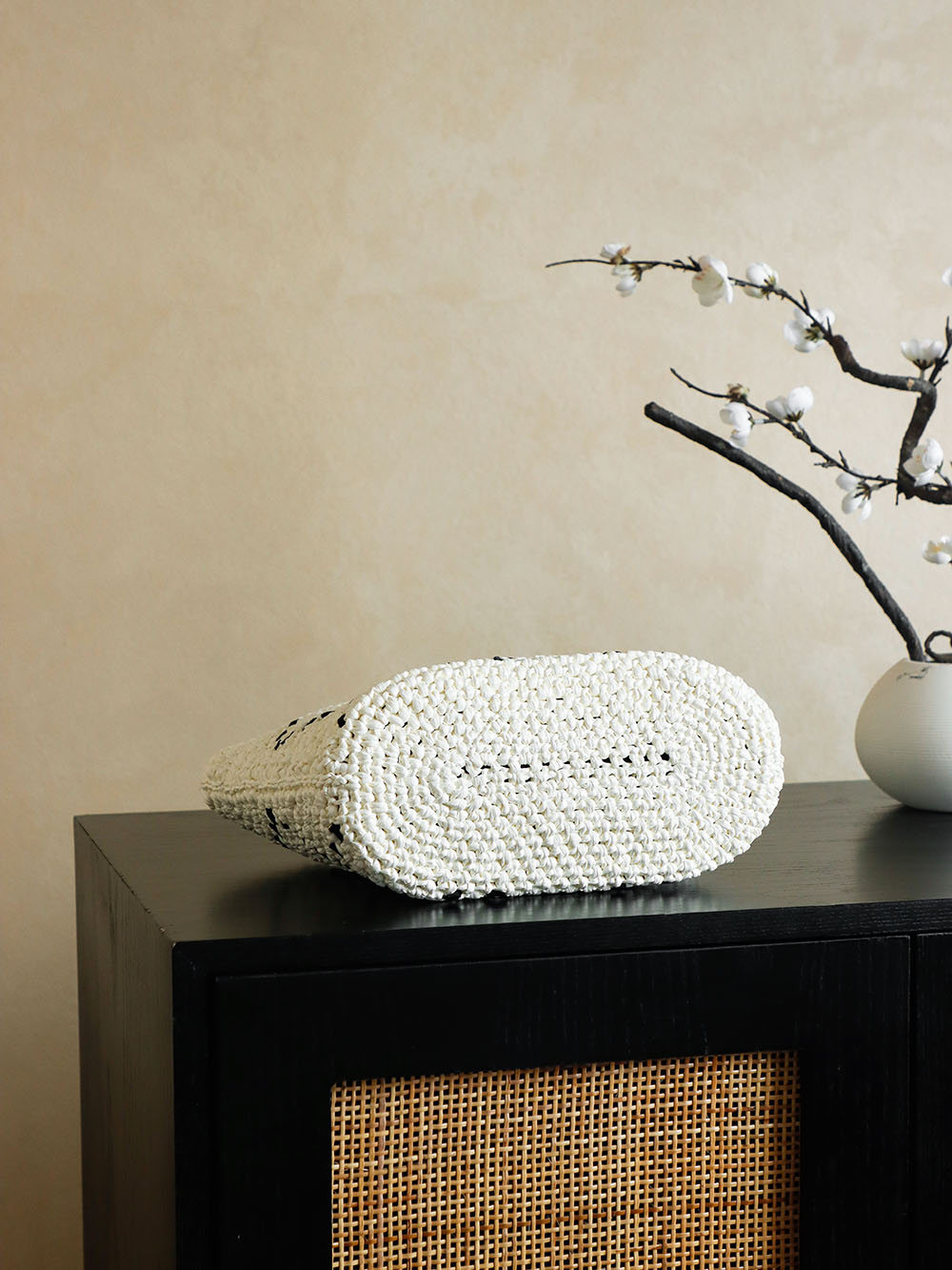 Chanel Raffia Woven Tote Bag, White Small, Spring/Summer Collection 7 i1756390188366 2990 0 5