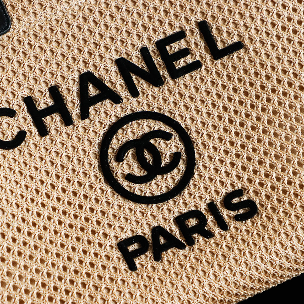 Chanel Woven Beach Tote Bag with Pouch, Beige, Spring Collection 7 i1756390491721 9972 0 3