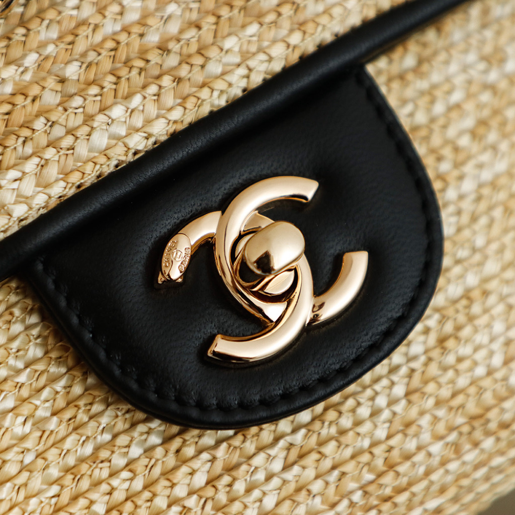 Chanel Raffia Woven Flap Bag, 20cm, Summer Essential Crossbody Bag 10 i1757685369106 7338 0 6