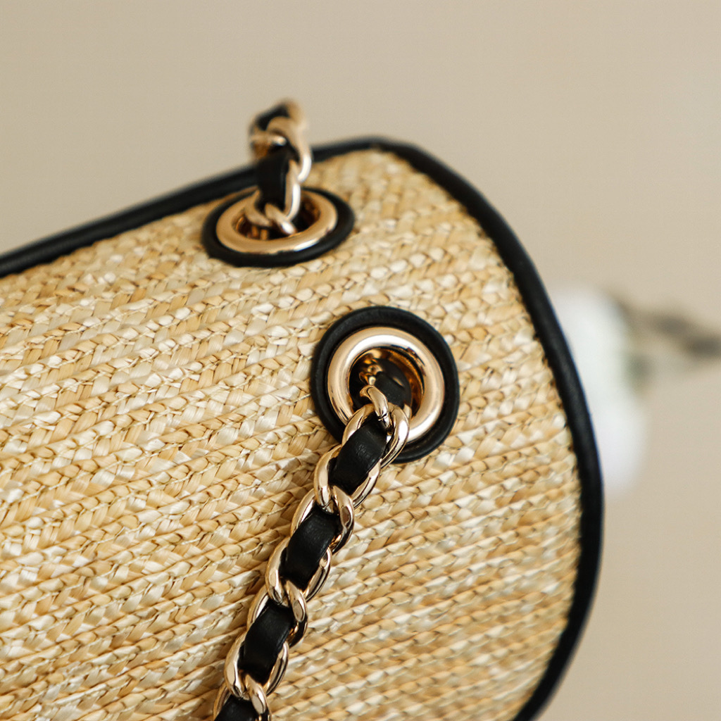 Chanel Raffia Woven Flap Bag, 20cm, Summer Essential Crossbody Bag 8 i1757685369110 5309 0 4
