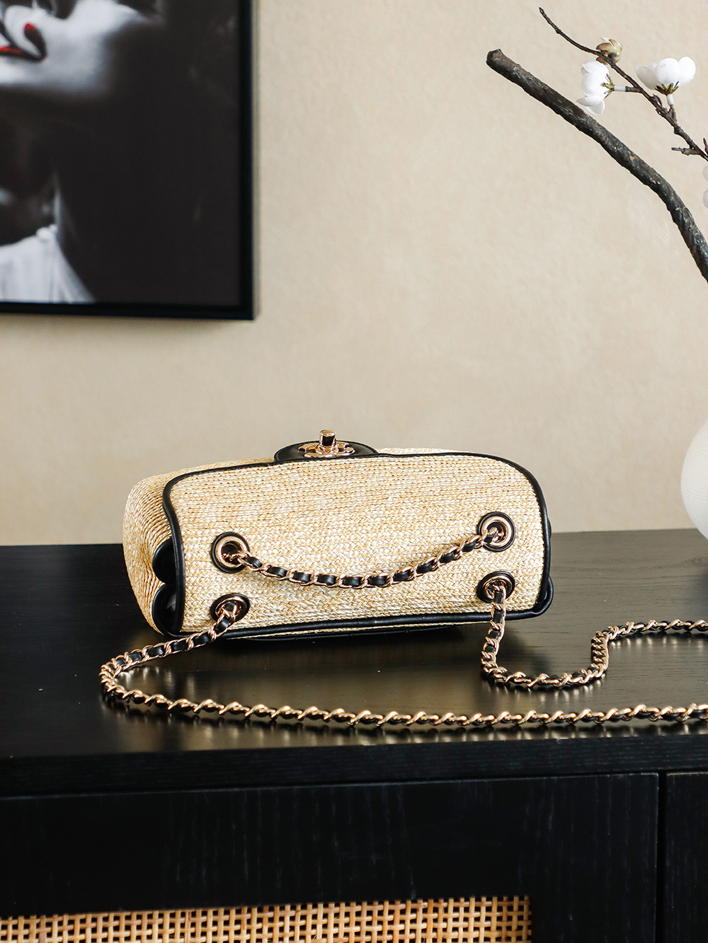 Chanel Raffia Woven Flap Bag, 20cm, Summer Essential Crossbody Bag 7 i1757685369340 8204 0 3