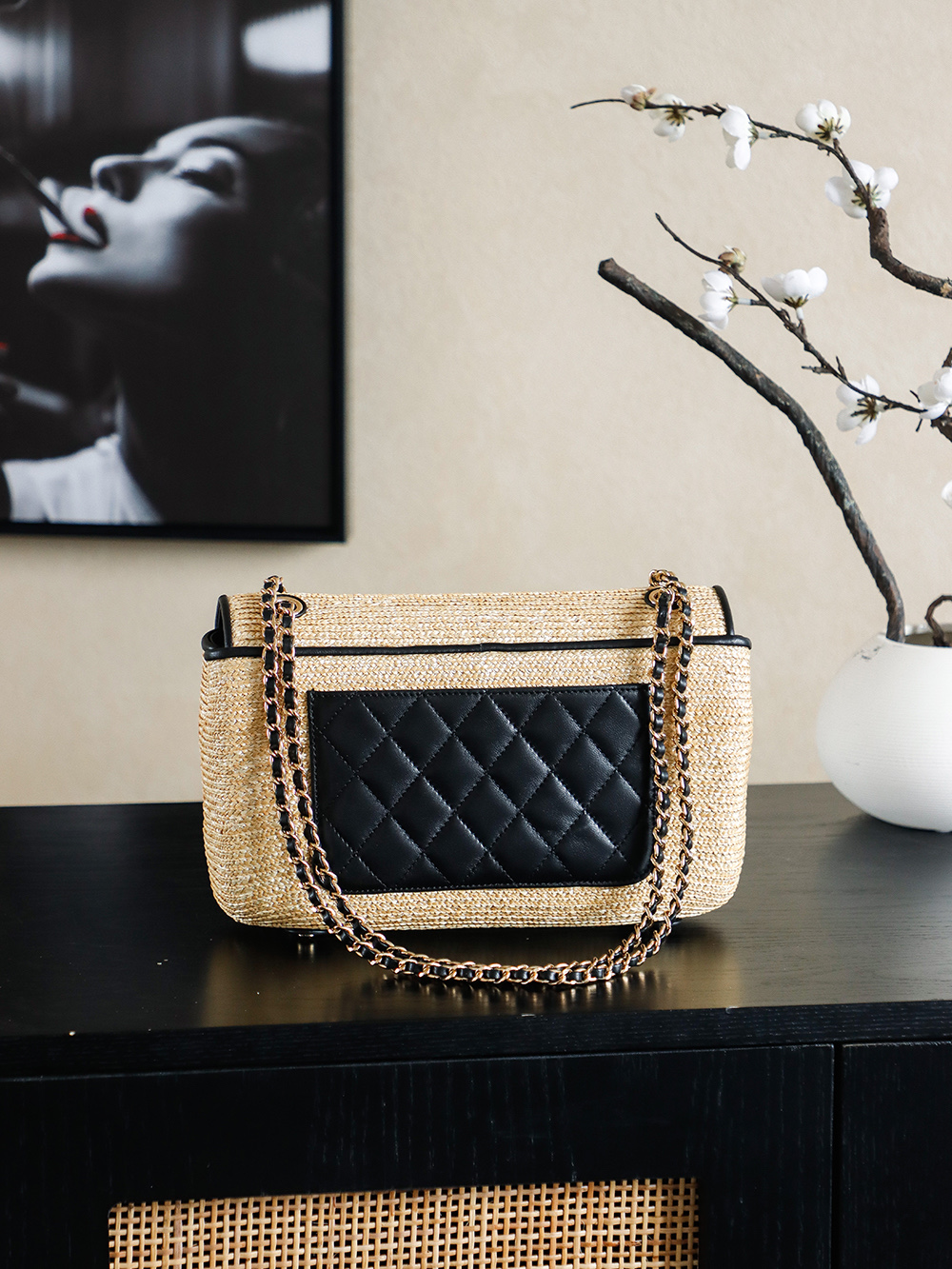 Chanel Classic Flap Raffia Bag, 26cm Hand-Woven Design, Summer Essential 4 i1757685451898 5429 0 2