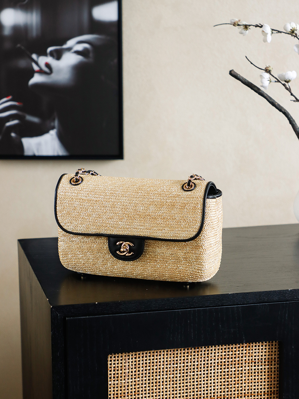 Chanel Classic Flap Raffia Bag, 26cm Hand-Woven Design, Summer Essential 3 i1757685461182 9062 0 1