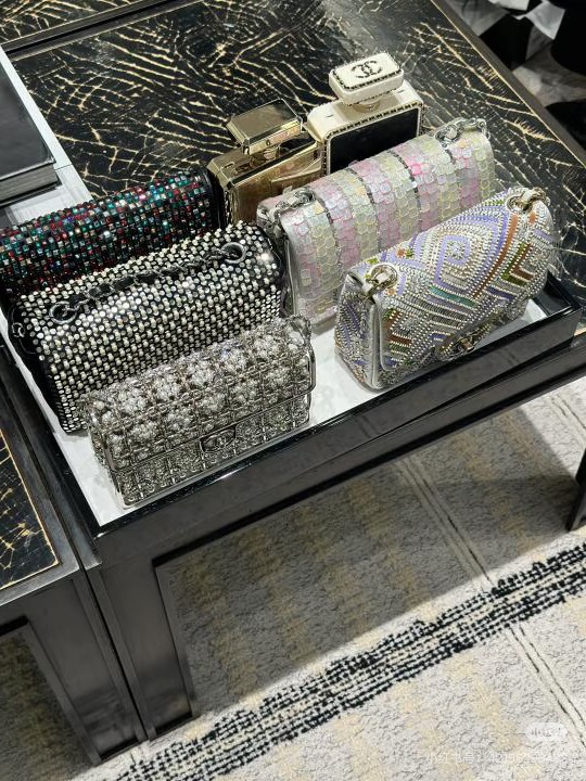 Chanel Classic Flap Bag: Multicolor, Sequin Embellished, Chain Strap 7 i1757929419477 2931 0 6