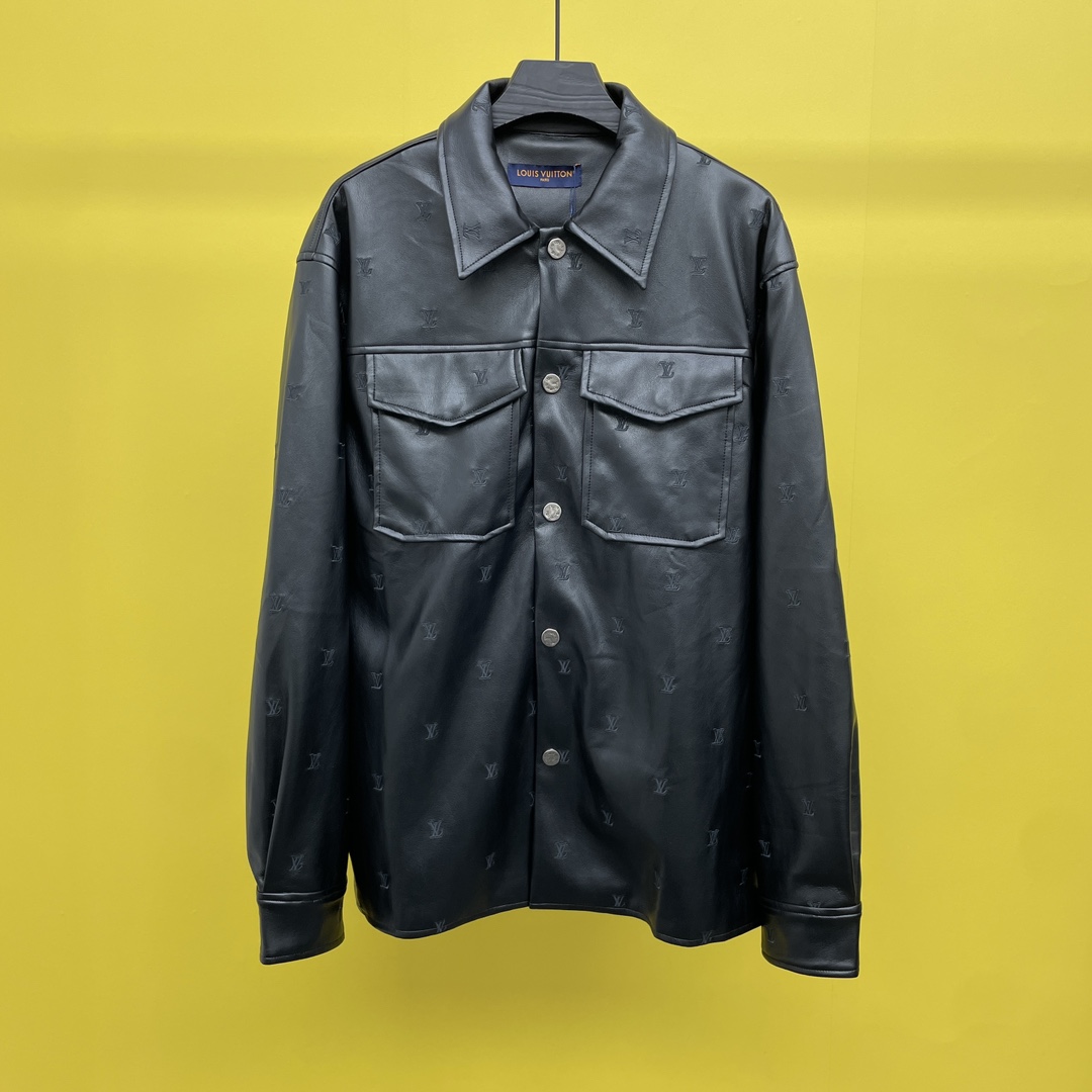 Louis Vuitton Leather Jacket 07811
