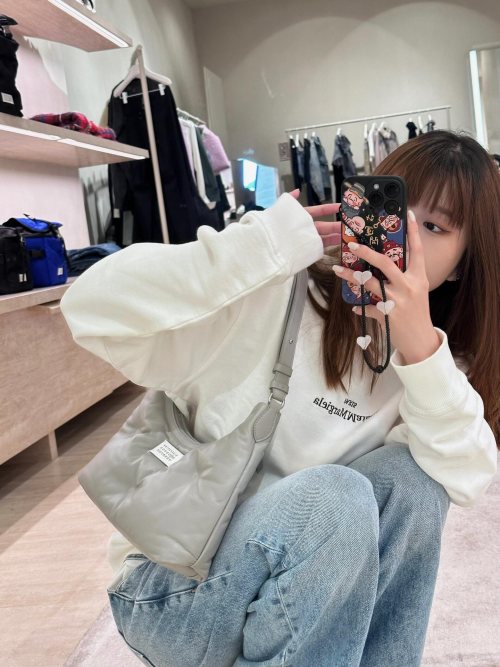 Maison Margiela MM6 Inverted Logo Embroidered Sweatshirt - Unisex 1 Maison Margiela MM6 Inverted Logo Embroidered Sweatshirt - Unisex