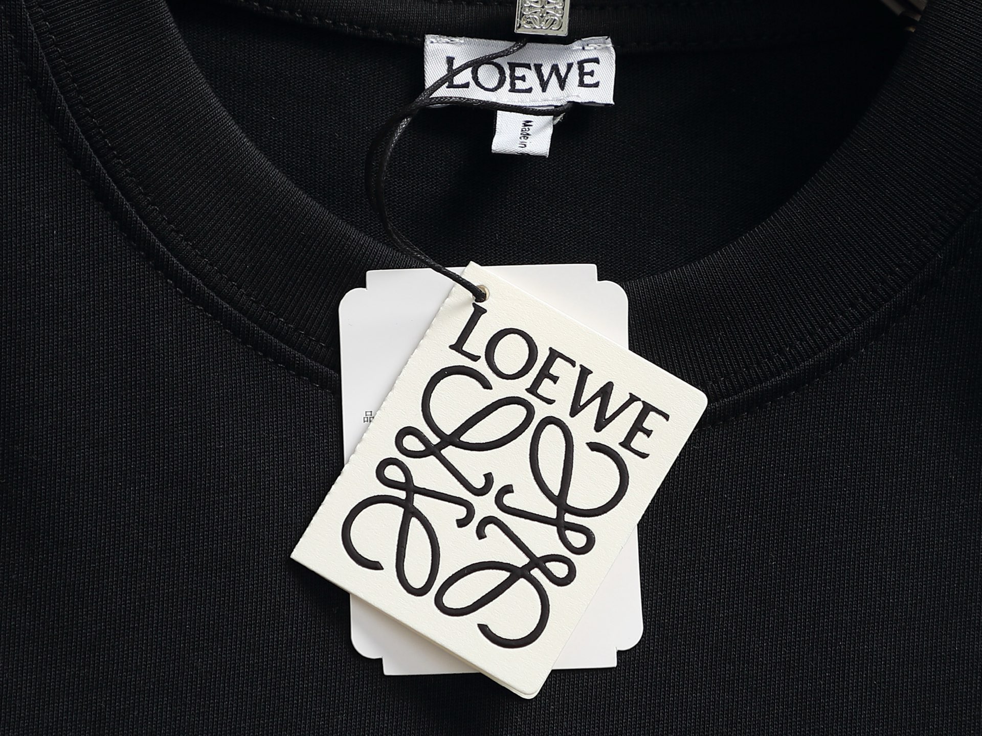 Loewe LOEWE罗意威 高密度立体口袋logo刺绣 短袖T恤