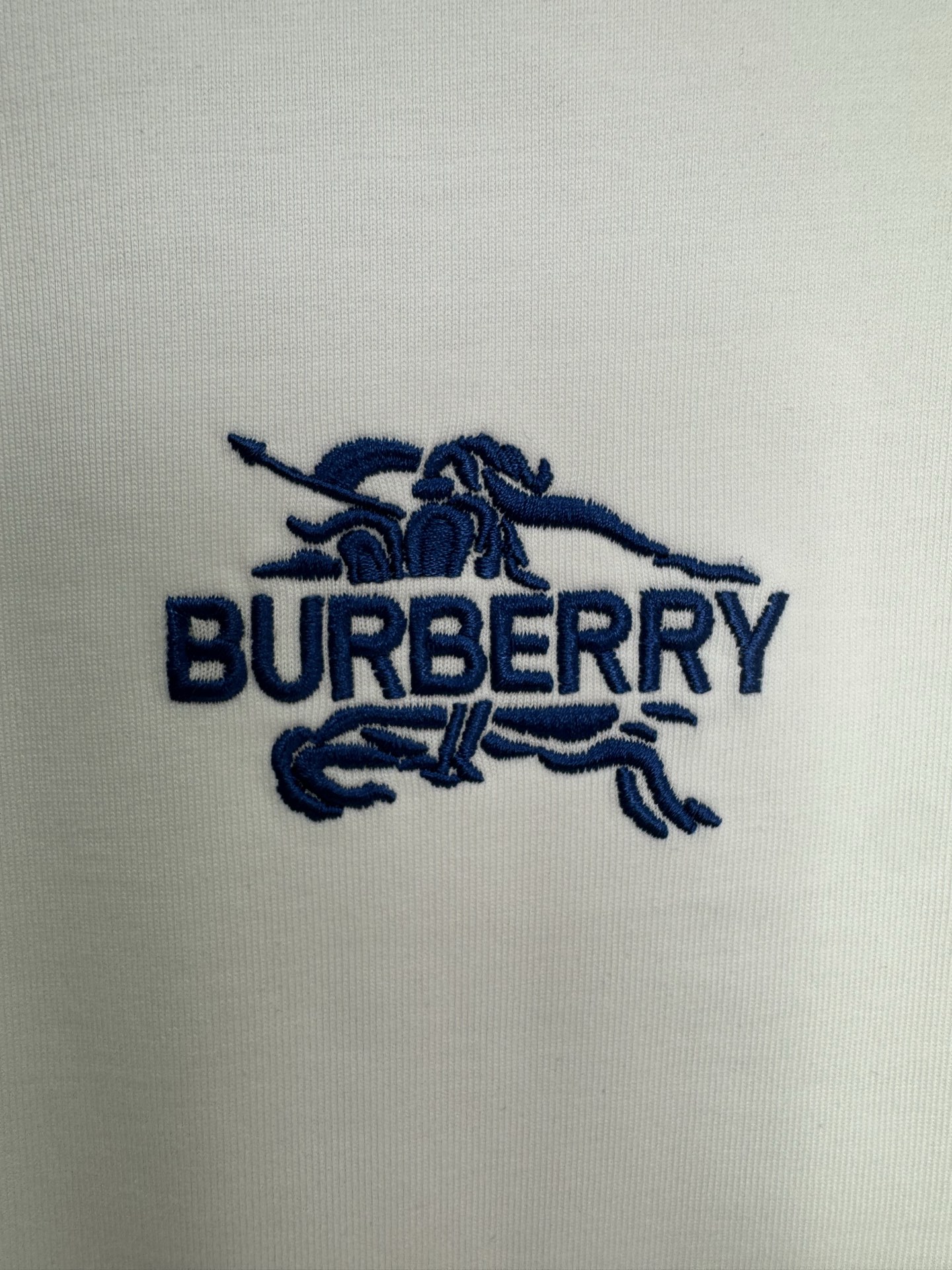 Burberry BBR/巴宝莉 战马字母刺绣短袖T恤