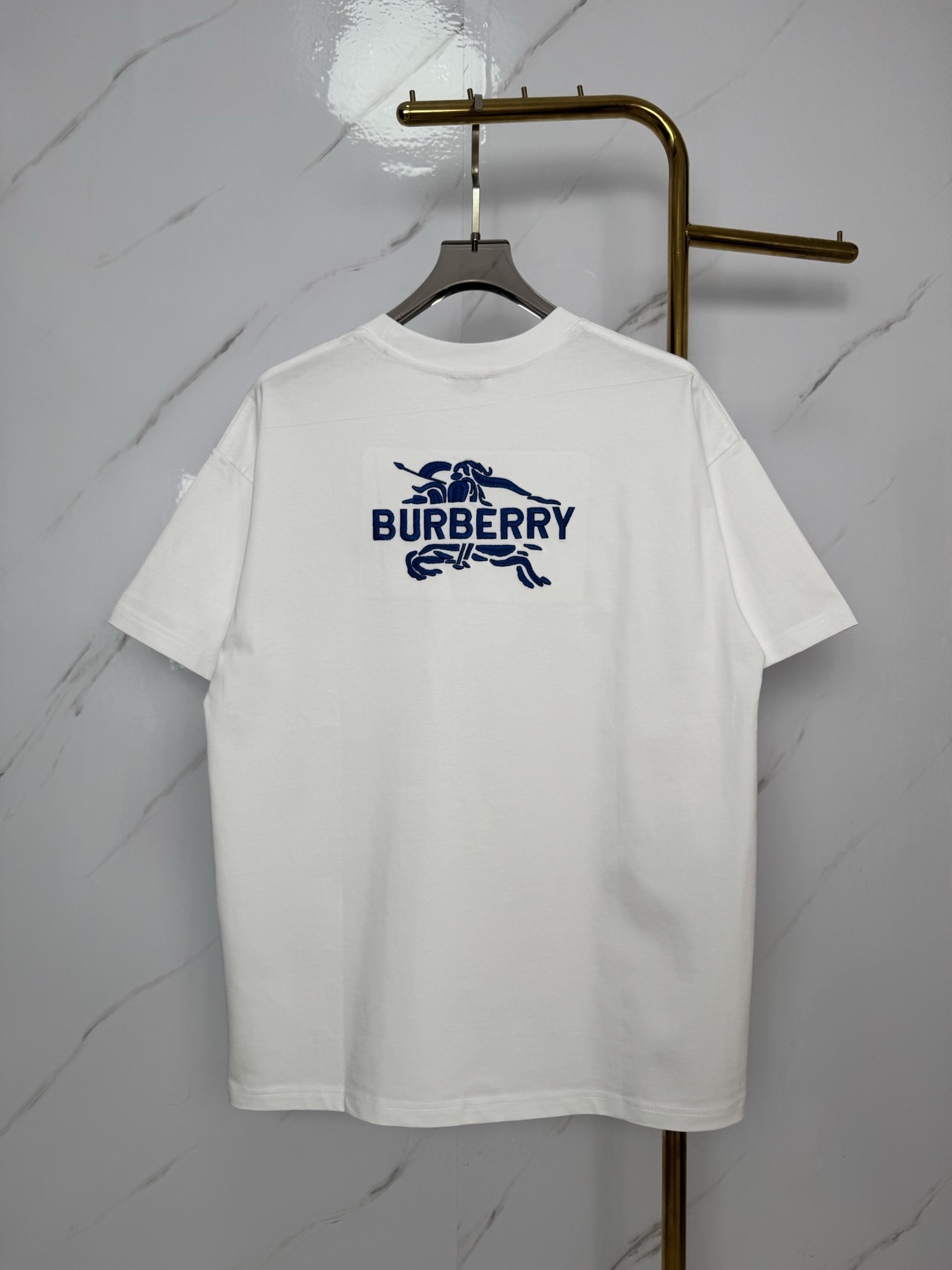 Burberry BBR/巴宝莉 战马字母刺绣短袖T恤