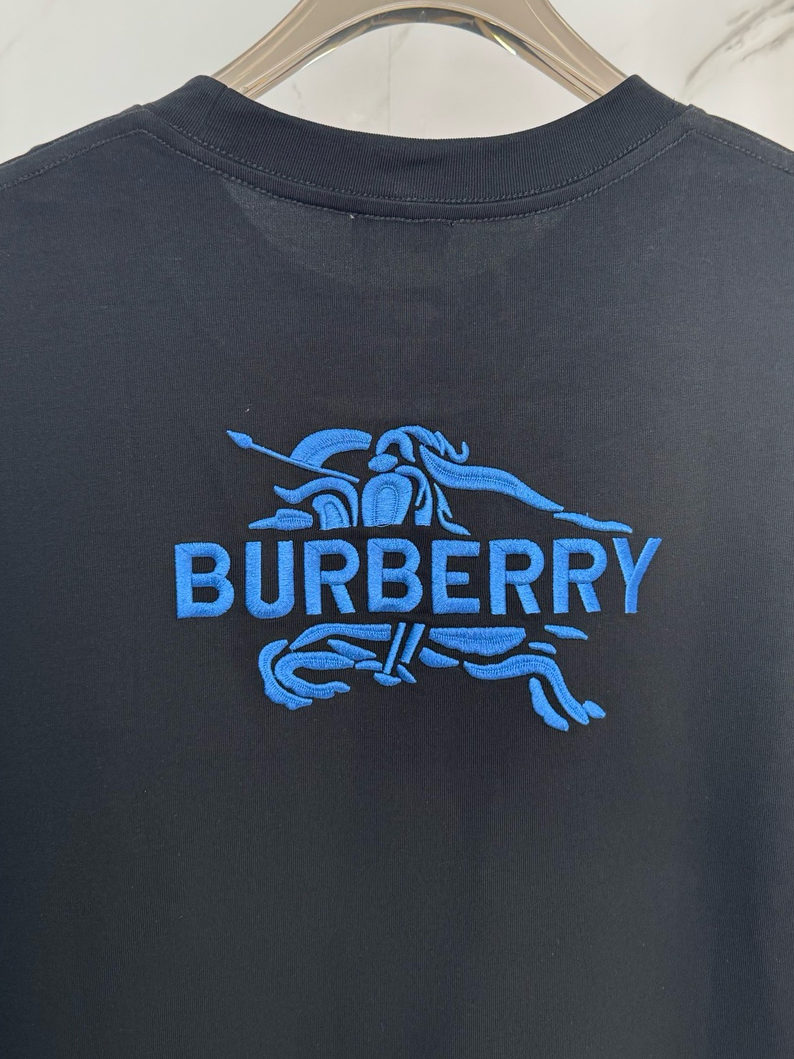 Burberry BBR/巴宝莉 战马字母刺绣短袖T恤